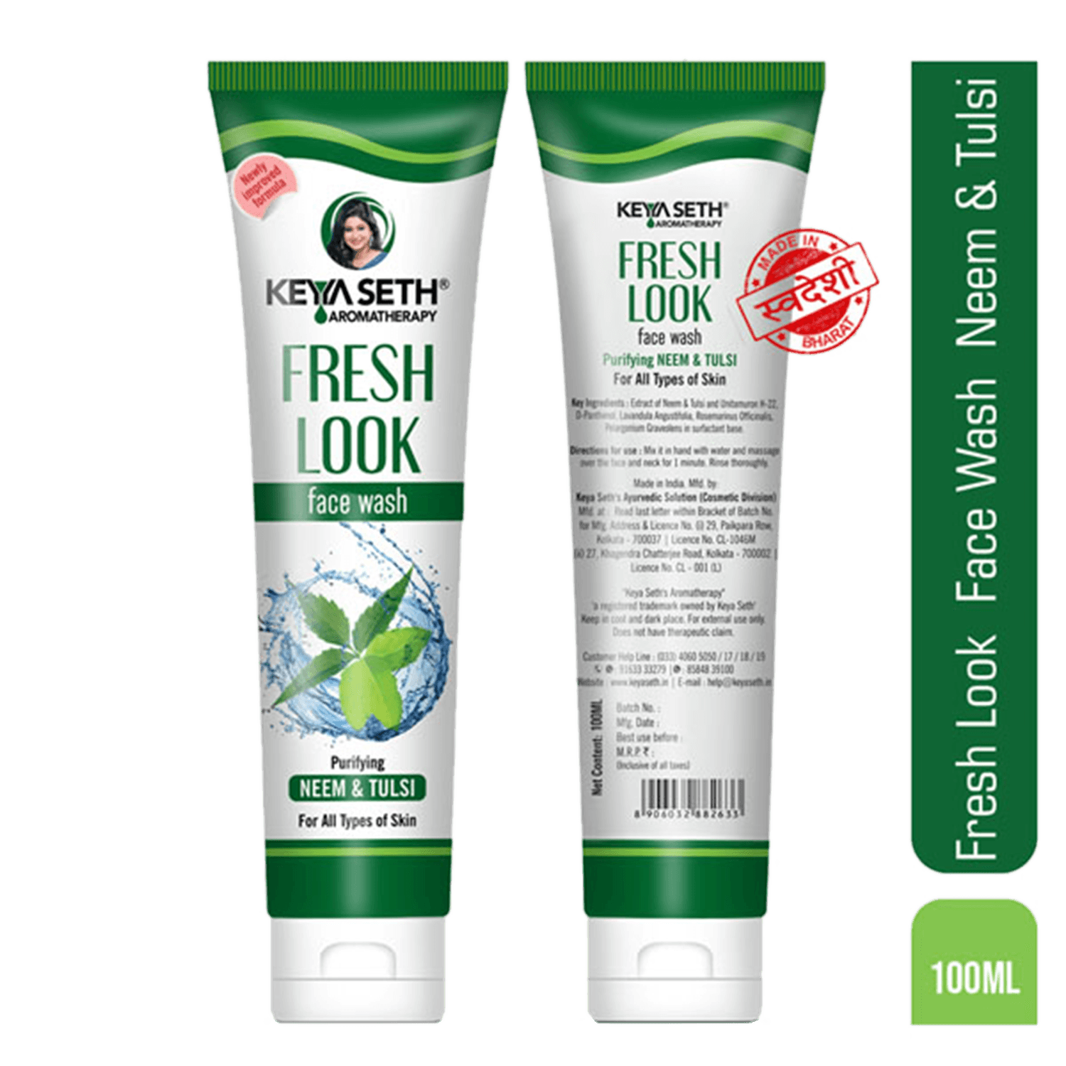 Keya Seth Aromatherapy | Keya Seth Aromatherapy Fresh Look Face Wash (100ml)
