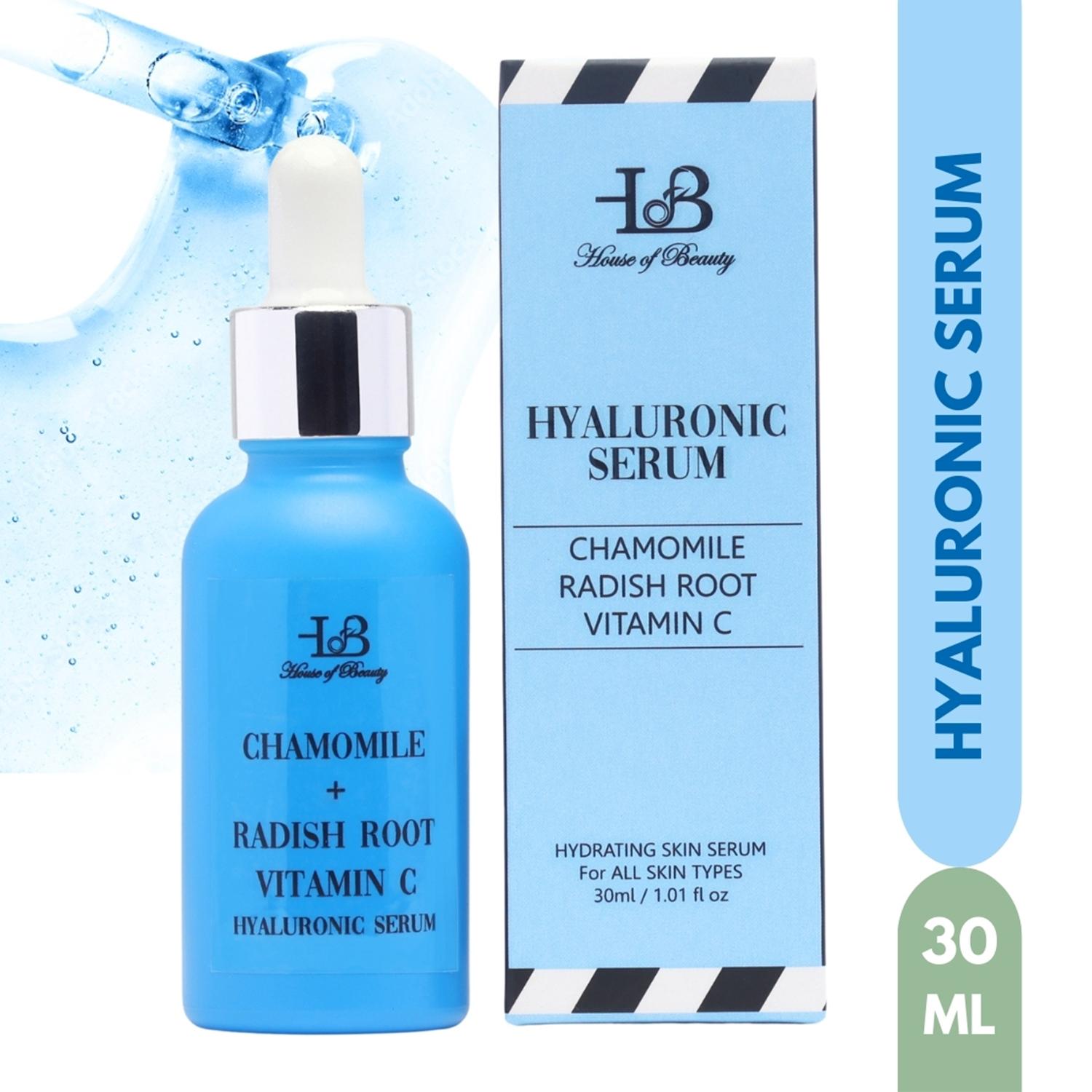 House of Beauty | House of Beauty Hyaluronic Serum- All Skin Types To Brighten & Hydrate Skin W/T Chamomile (30 ml)