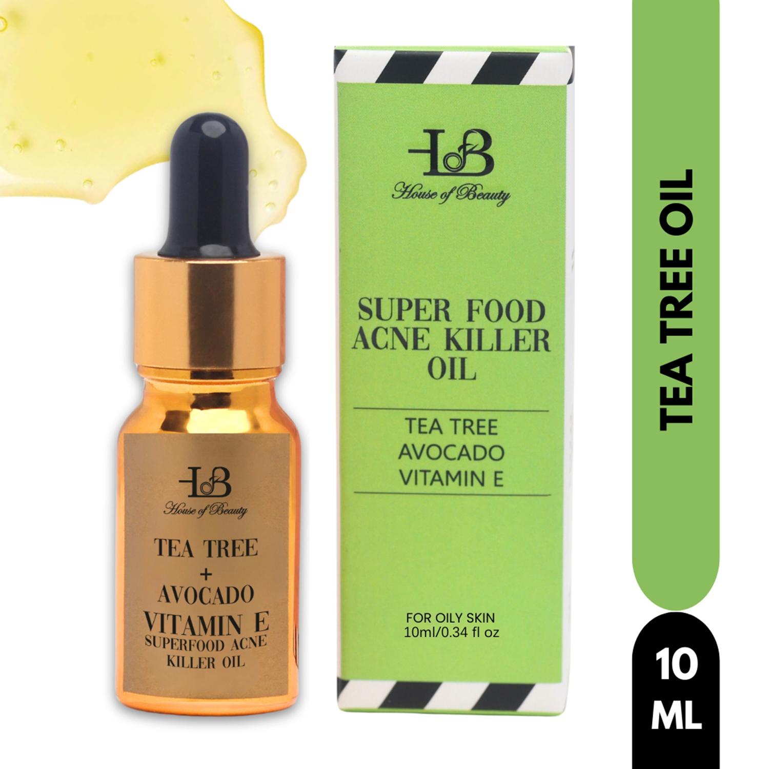 House of Beauty | House of Beauty Tree Tea Super Food Acne Killer Face Oil (10ml)