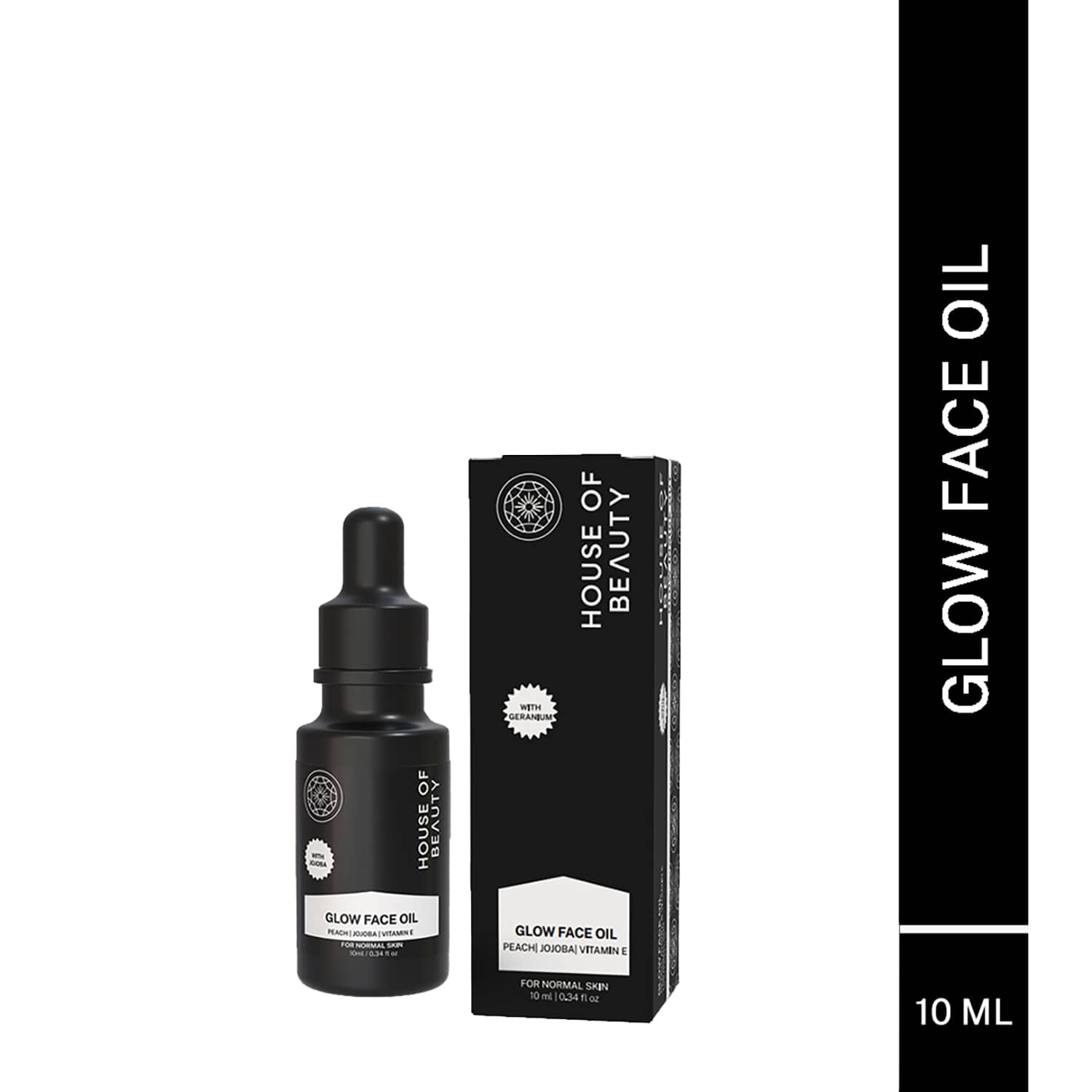 House of Beauty | House of Beauty Super Fruit Glow Oil W/T Peach+Jojoba-All Skin Type For Massage & Primer (10 ml)
