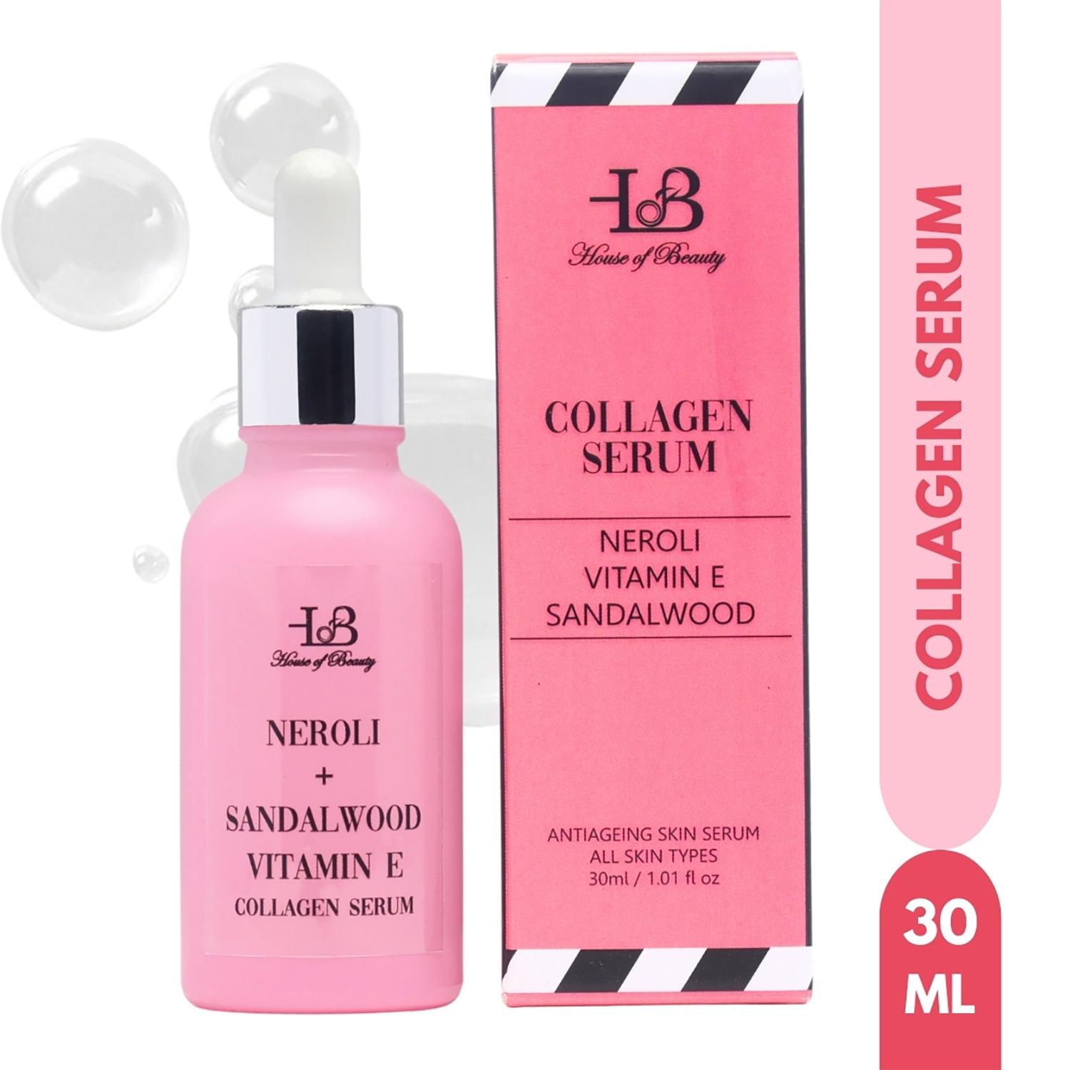 House of Beauty | House of Beauty Collagen Serum-All Skin Types Reduces Wrinkles & Fine Lines W/T Vit-E (30 ml)