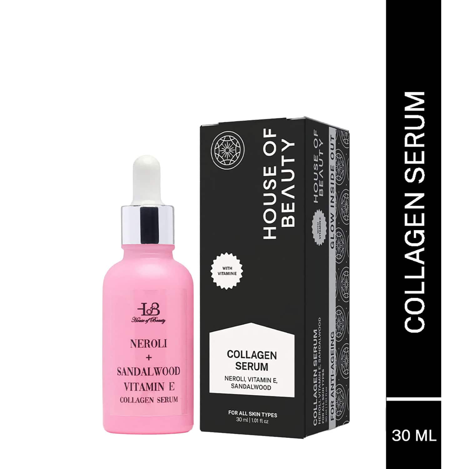 House of Beauty | House of Beauty Collagen Serum-All Skin Types Reduces Wrinkles & Fine Lines W/T Vit-E (30 ml)