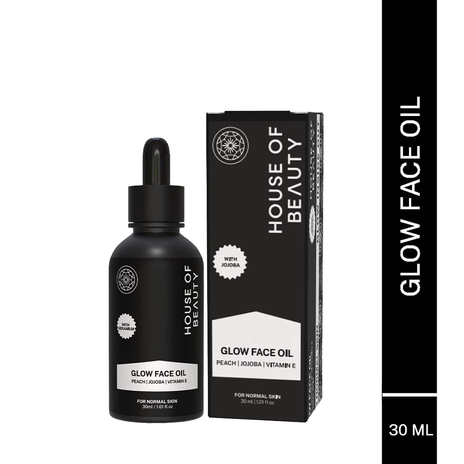 House of Beauty | House of Beauty Super Fruit Glow Oil W/T Peach+Jojoba-All Skin Type For Massage & Primer (30 ml)