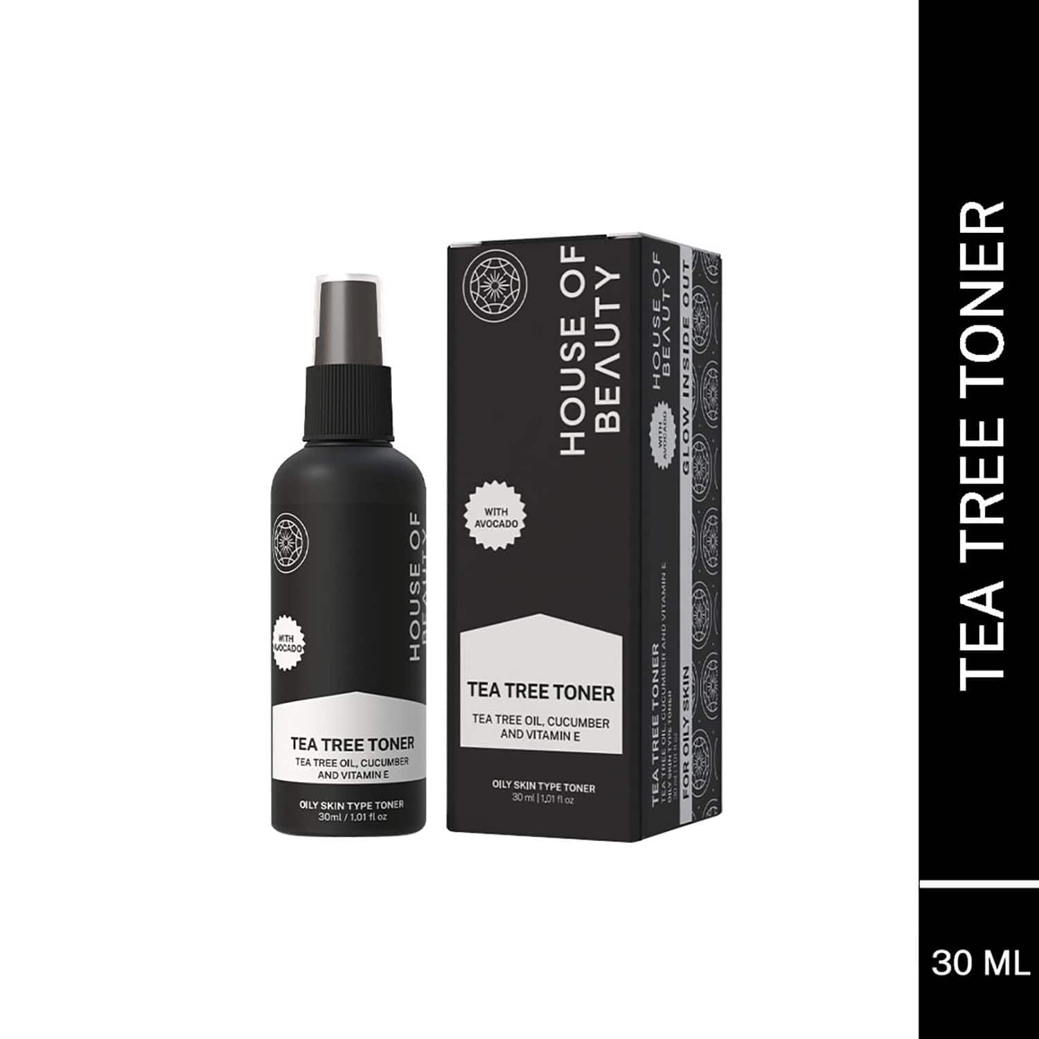 House of Beauty | House of Beauty Tea Tree+Avocado Toner - Oily, Combination & Sensitive, Acne Prone Skin (30 ml)