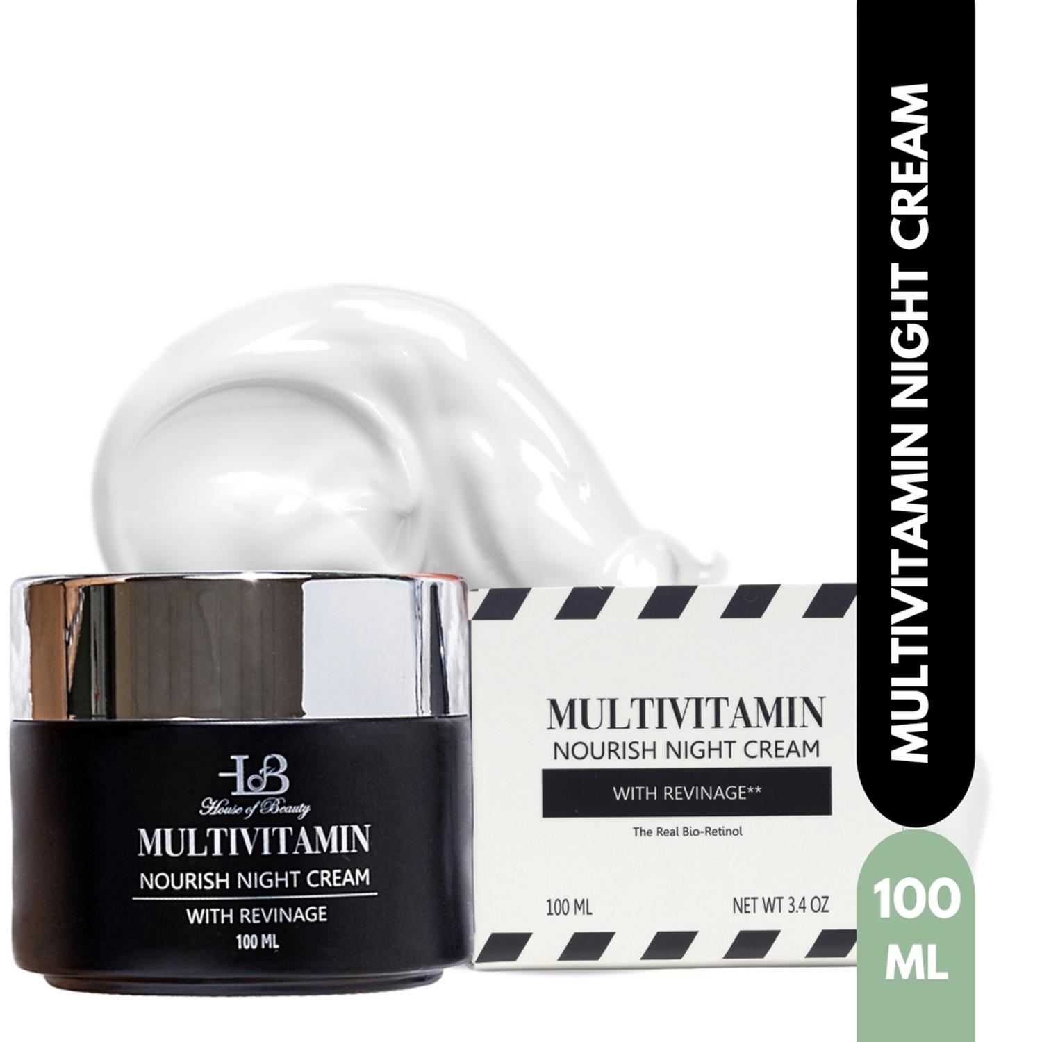 House of Beauty Multivitamin Nourish Night Cream (100ml)