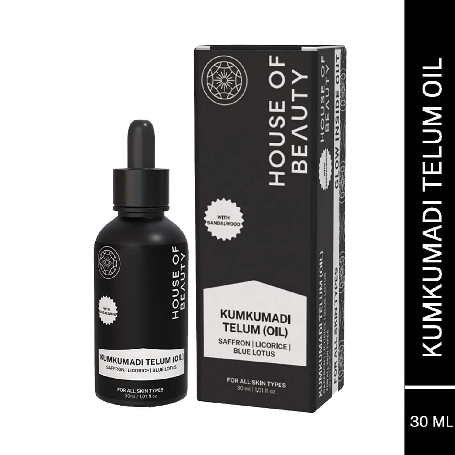 House of Beauty | House of Beauty Kumkumadi Oil With Pure Kesar For Dark, Pigmented Skin, Delays Aging Sign (30 ml)
