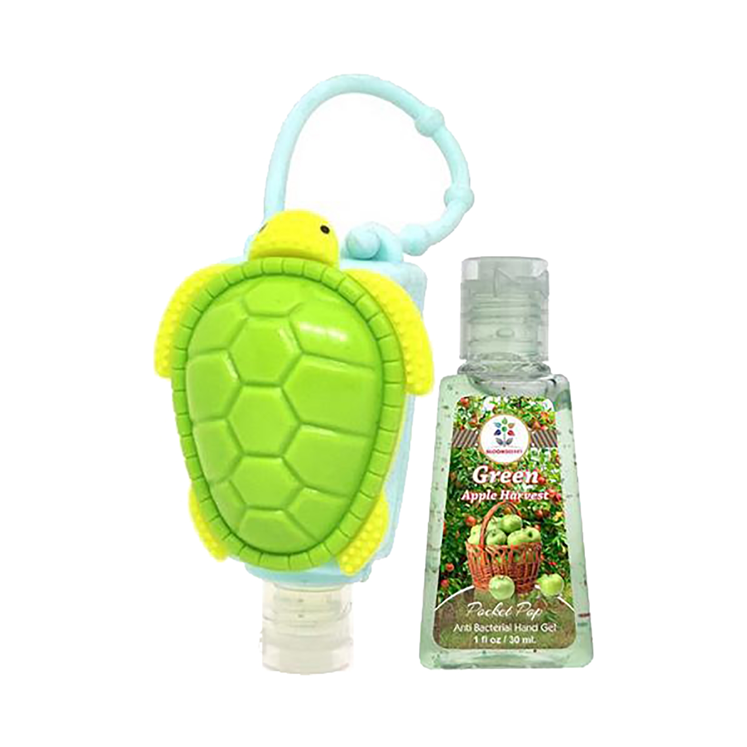 Bloomsberry | Bloomsberry Tortoise Holder With Green Apple Harvest Sanitizer Combo Pack - (2 Pcs)