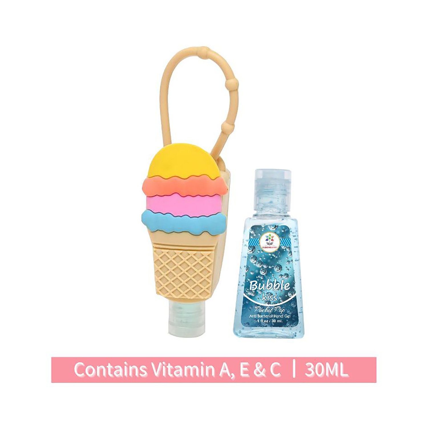 Bloomsberry | Bloomsberry Ice Cream Holder With Bubble Kiss Sanitizer Combo Pack - (2 Pcs)