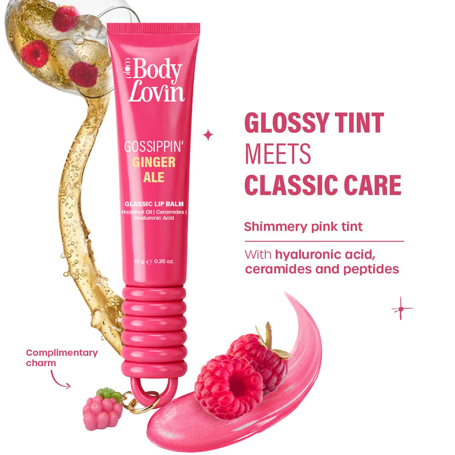 Plum | Plum BodyLovin' Gossippin’ Ginger Ale Glassic Lip Balm (10 g)