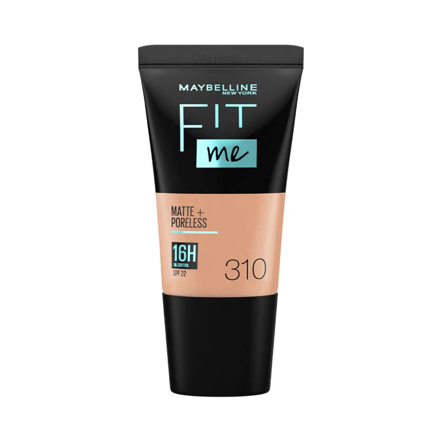 Maybelline New York | Maybelline New York Fit Me Matte + Poreless Liquid Foundation Tube SPF 22 - 310 Sun Beige (18ml)