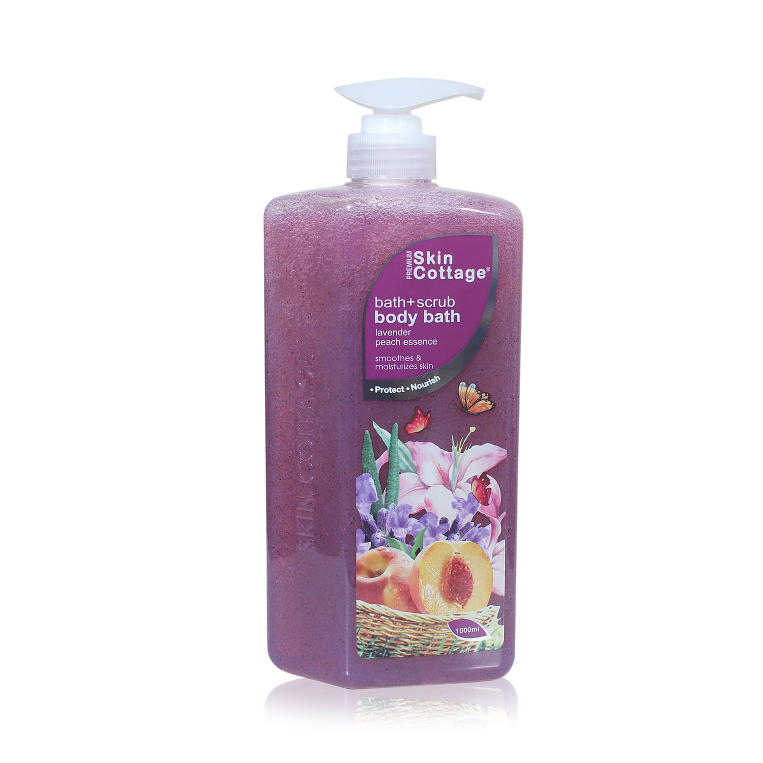 SKIN COTTAGE | SKIN COTTAGE Lavender Peach Body Bath + Scrub (1000ml)