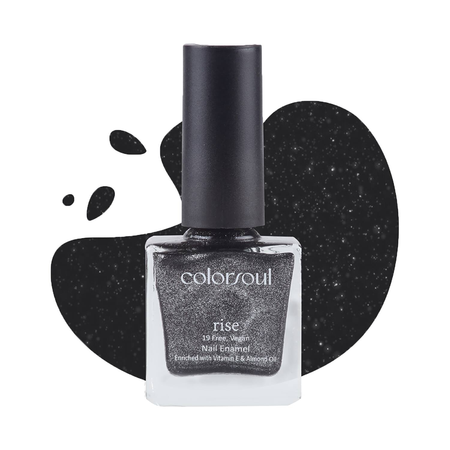 Colorsoul | Colorsoul Rise Nail Enamel - R22 Galactic Sparkle (8ml)