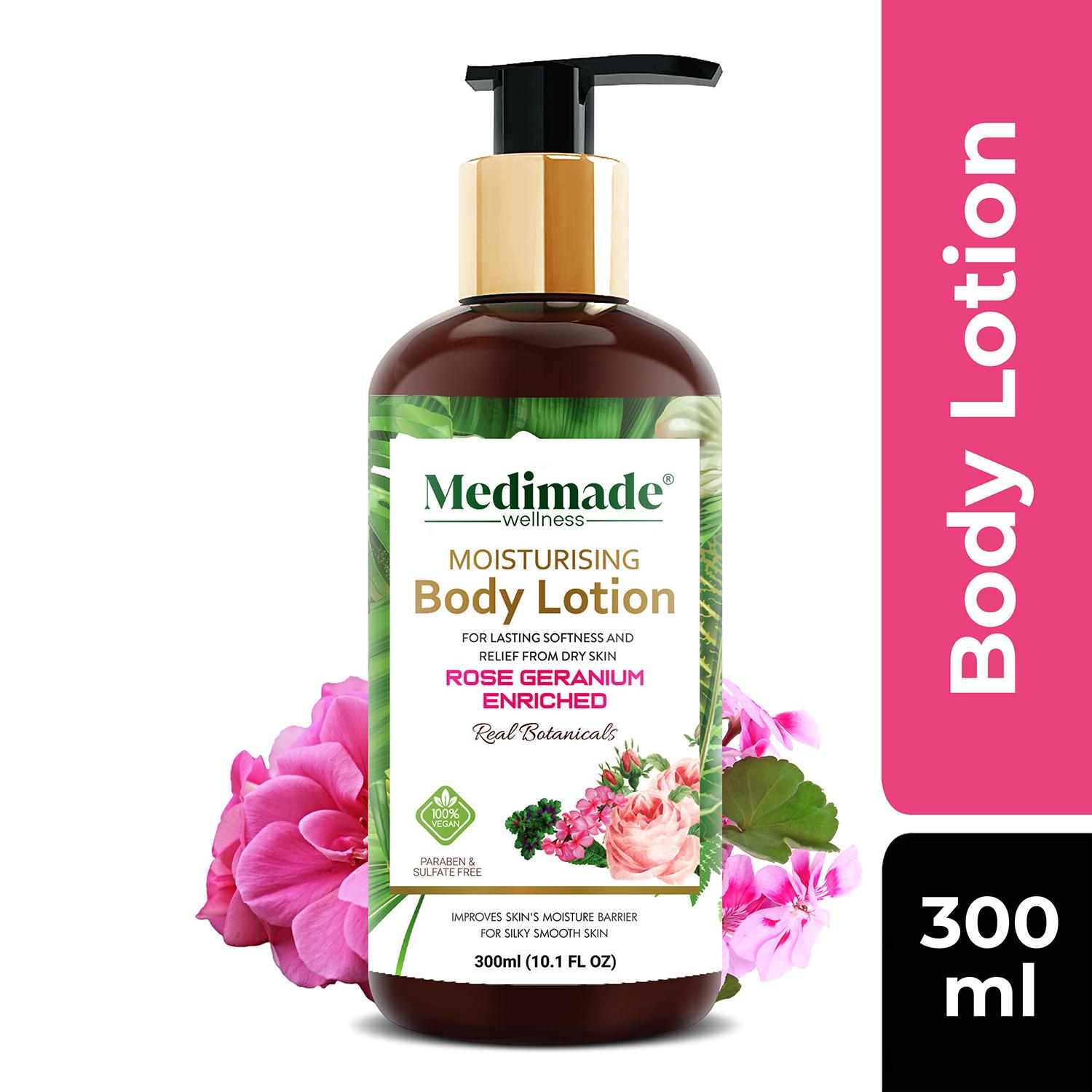 Medimade | Medimade Rose Geranium Enriched Moisturizing Body Lotion (300ml)