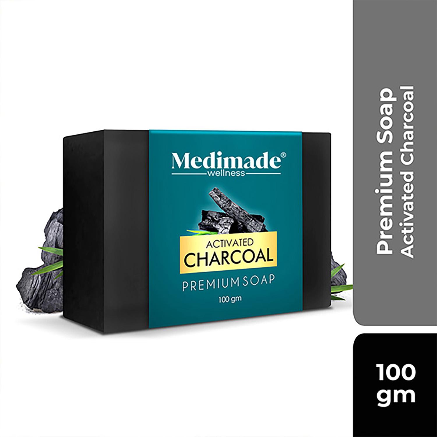 Medimade Activated Charcoal Premium Soap (100g)
