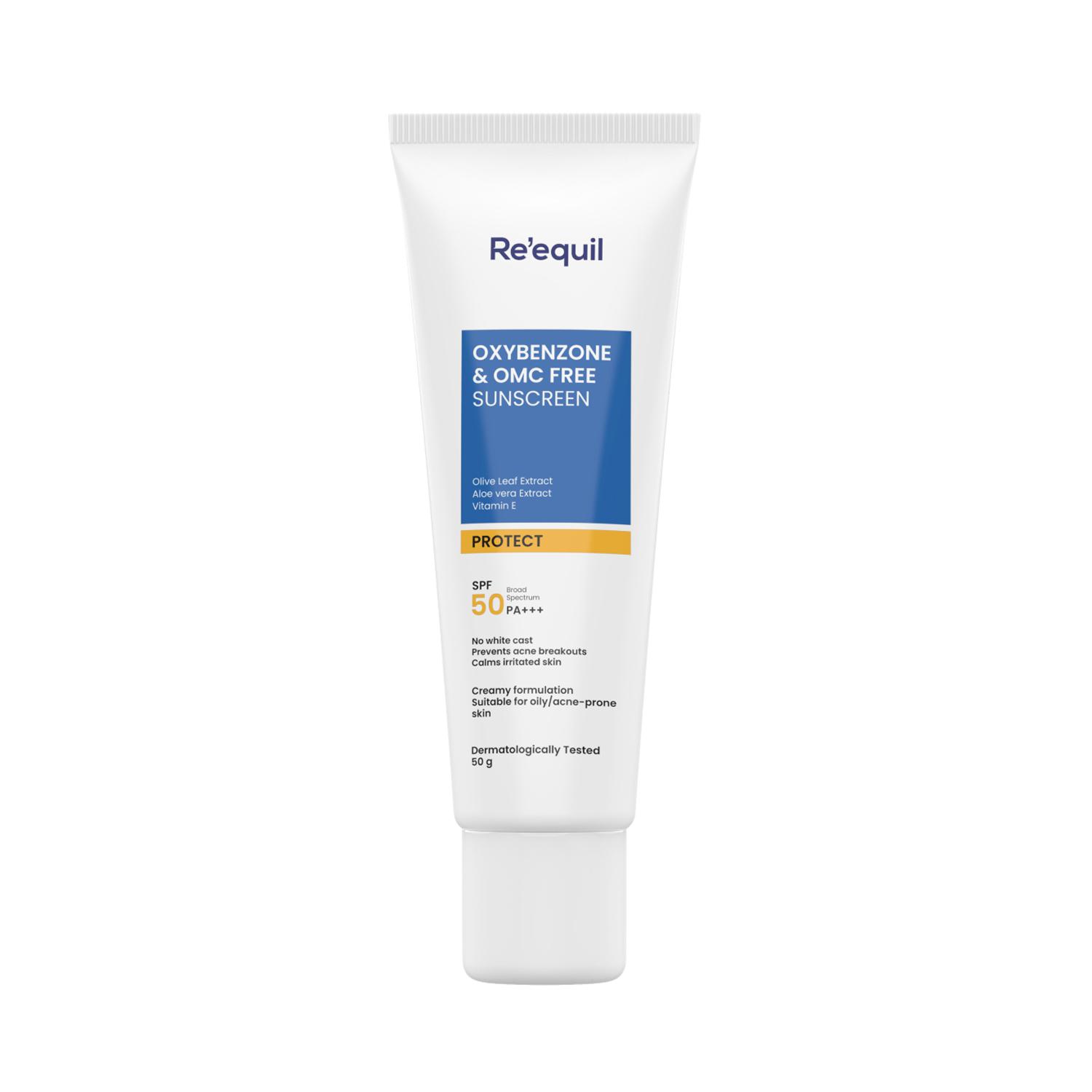 Re'equil | Re'equil Oxybenzone & OMC Free Sunscreen SPF 50 (50g)