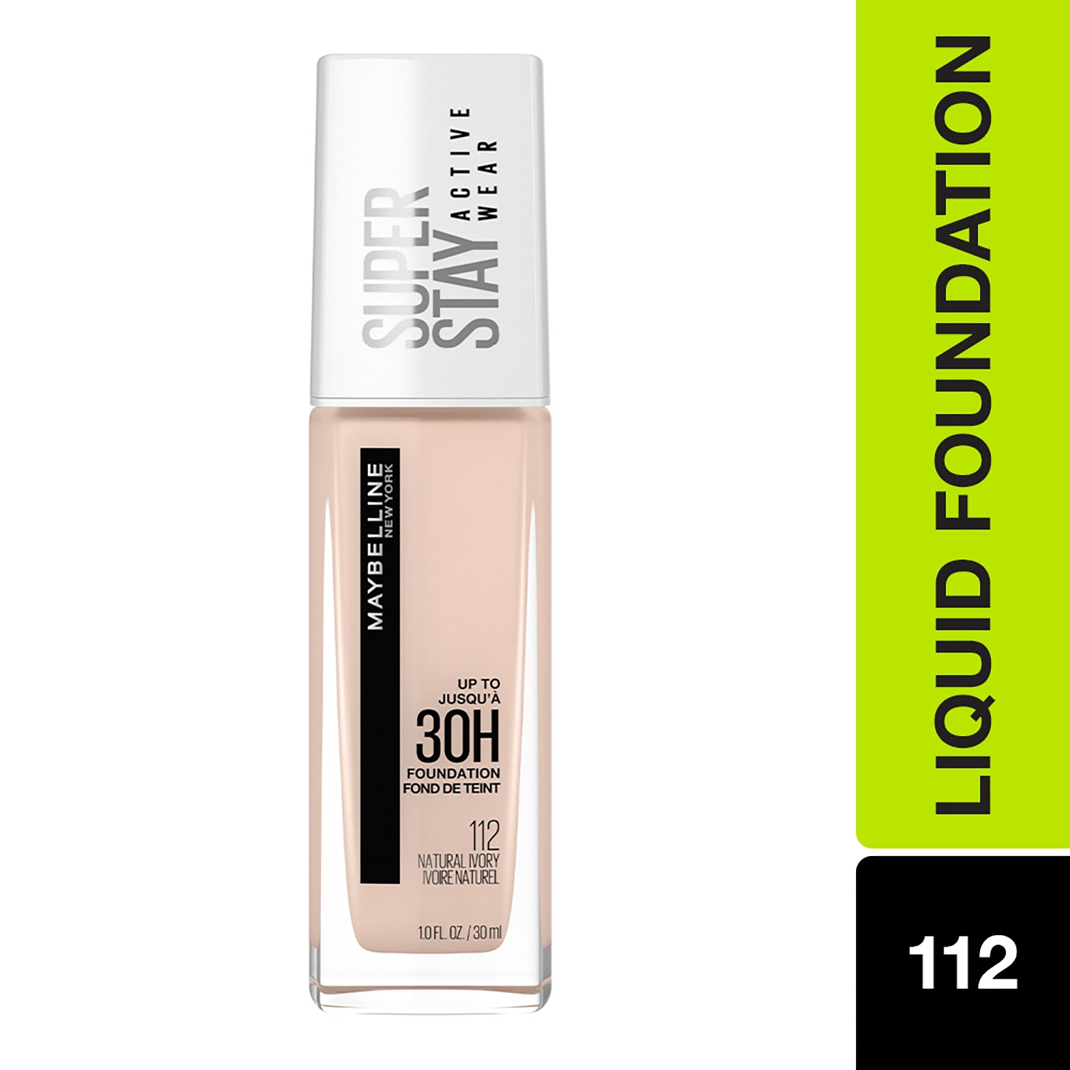 Maybelline Super Stay Liquid Foundation Makeup, Full Coverage, 118 Light  Beige, 1 fl oz