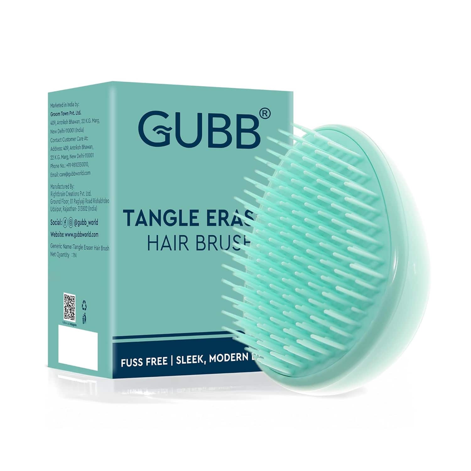 GUBB | GUBB Tangle Eraser Hair Brush - Scottish Range (70g)