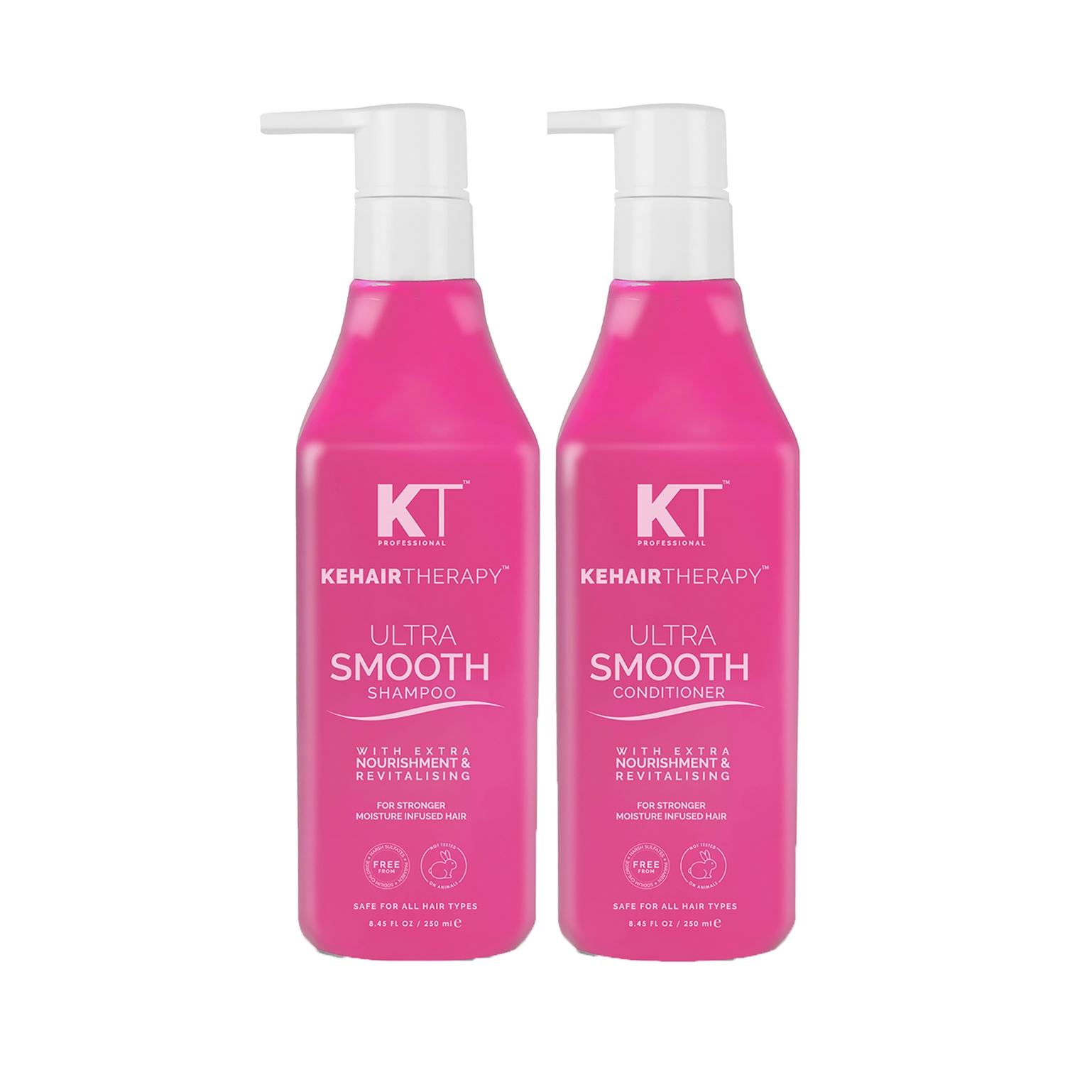 KT Professional | KT Professional Kehairtherapy Ultra Smooth Shampoo & Conditioner Combo - (2Pcs)