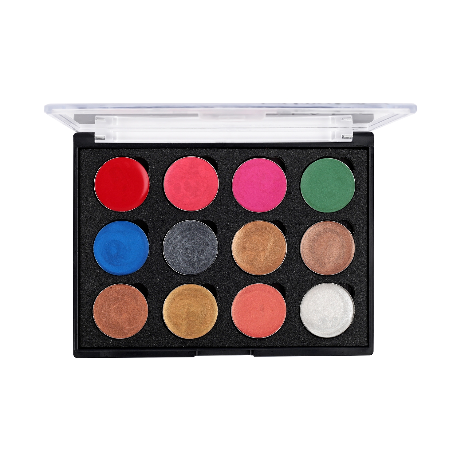 Stars Cosmetics Multicolor 12 Shades Face Makeup Eyeshade Cream Palette for  Eyshadow Color (36g)