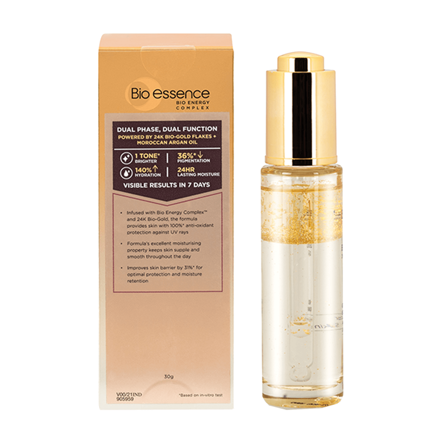 Bio Essence Bio-Gold Golden Skin Elixir Serum with 24K Gold (30g)