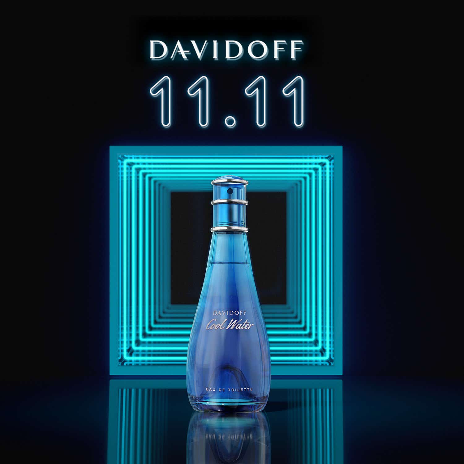 Buy DAVIDOFF Cool Water Woman Eau De Toilette Spray (100ml) Online