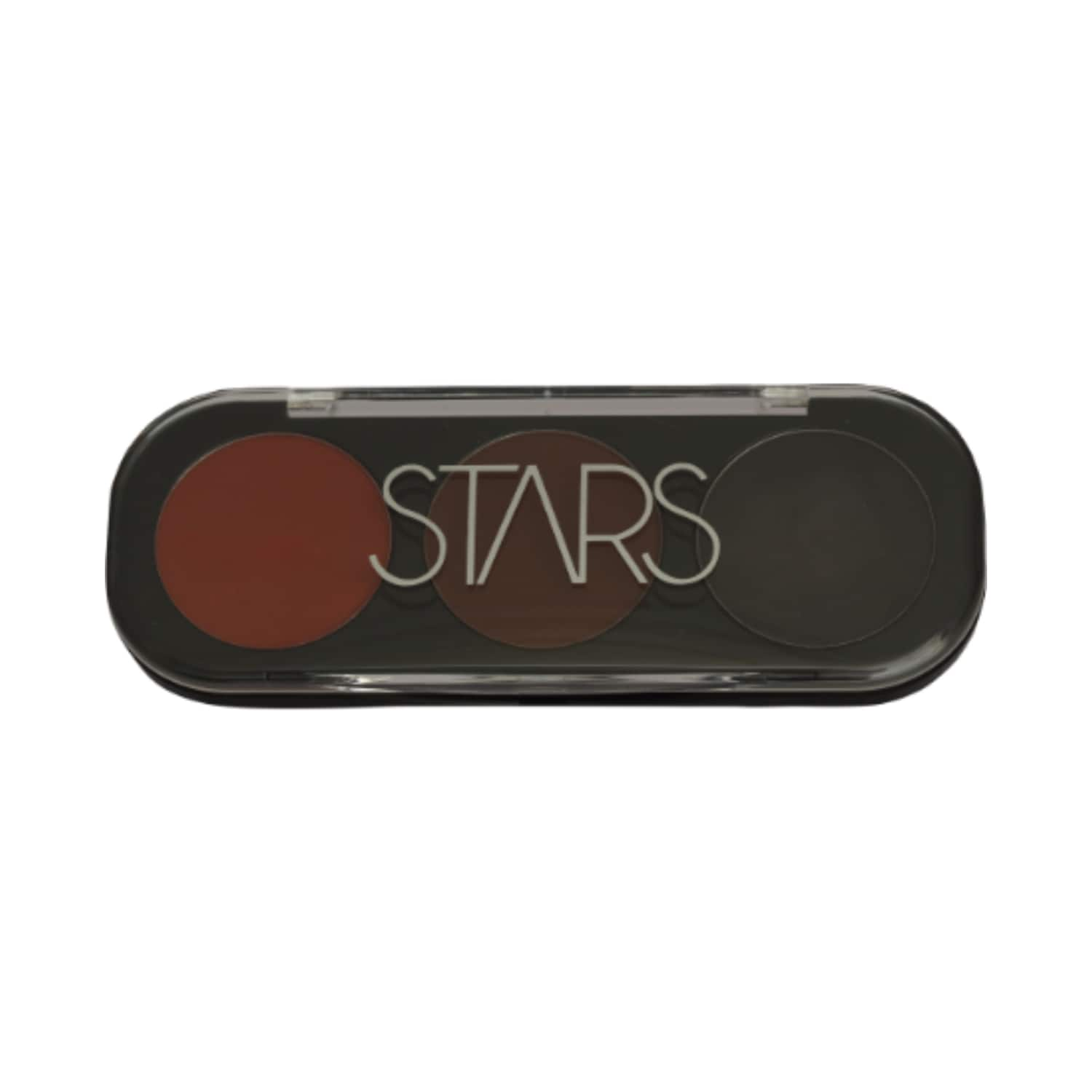 Stars Cosmetics | Stars Cosmetics Eye Chrome Palette - 06 Very Brick/Vixen/Smoked Carbon (12g)