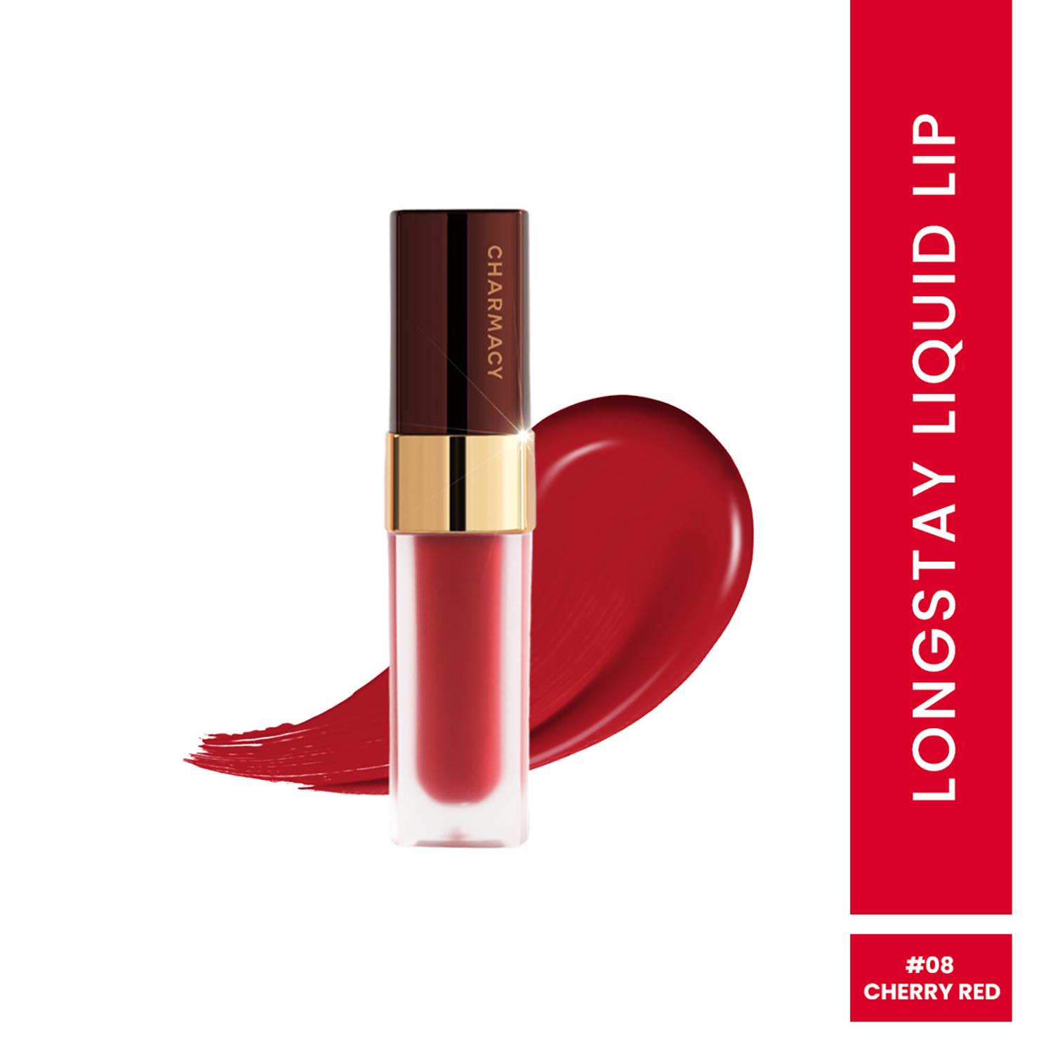 Charmacy Milano | Charmacy Milano Stunning Longstay Liquid Lip - Cherry Red No. 08 - (5.6ml)