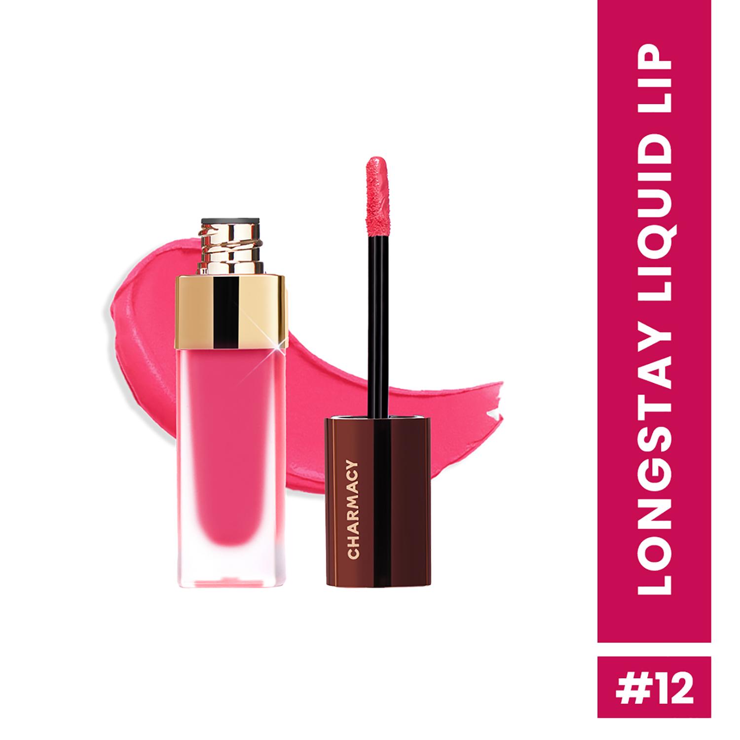 Charmacy Milano | Charmacy Milano Stunning Longstay Liquid Lip - Fuchsia Desire No. 12 - (5.6ml)