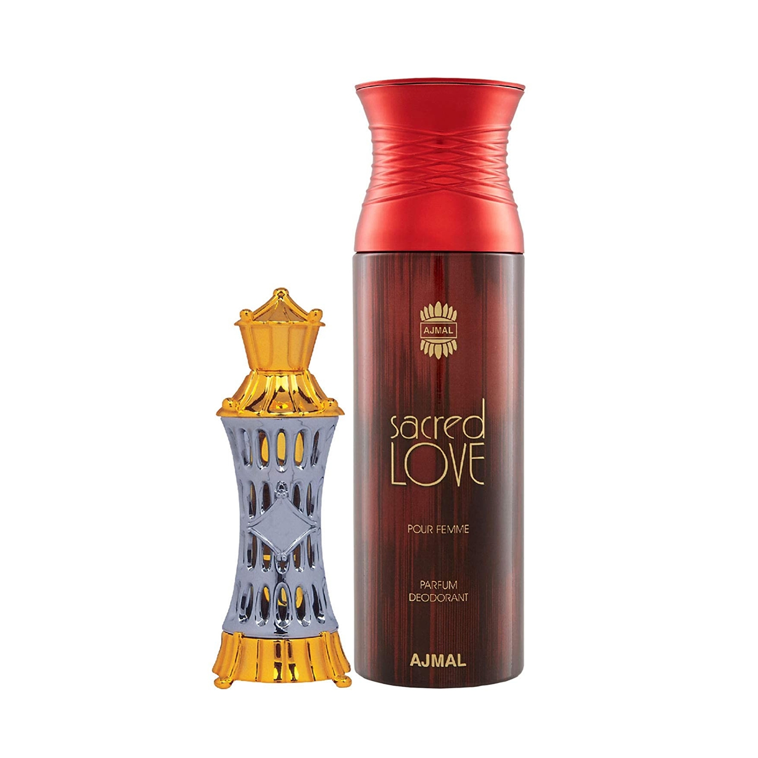 Ajmal | Ajmal Mizyaan Oriental Musky And Sacred Love Deodorant Floral Musky Fragrance - (2Pcs)