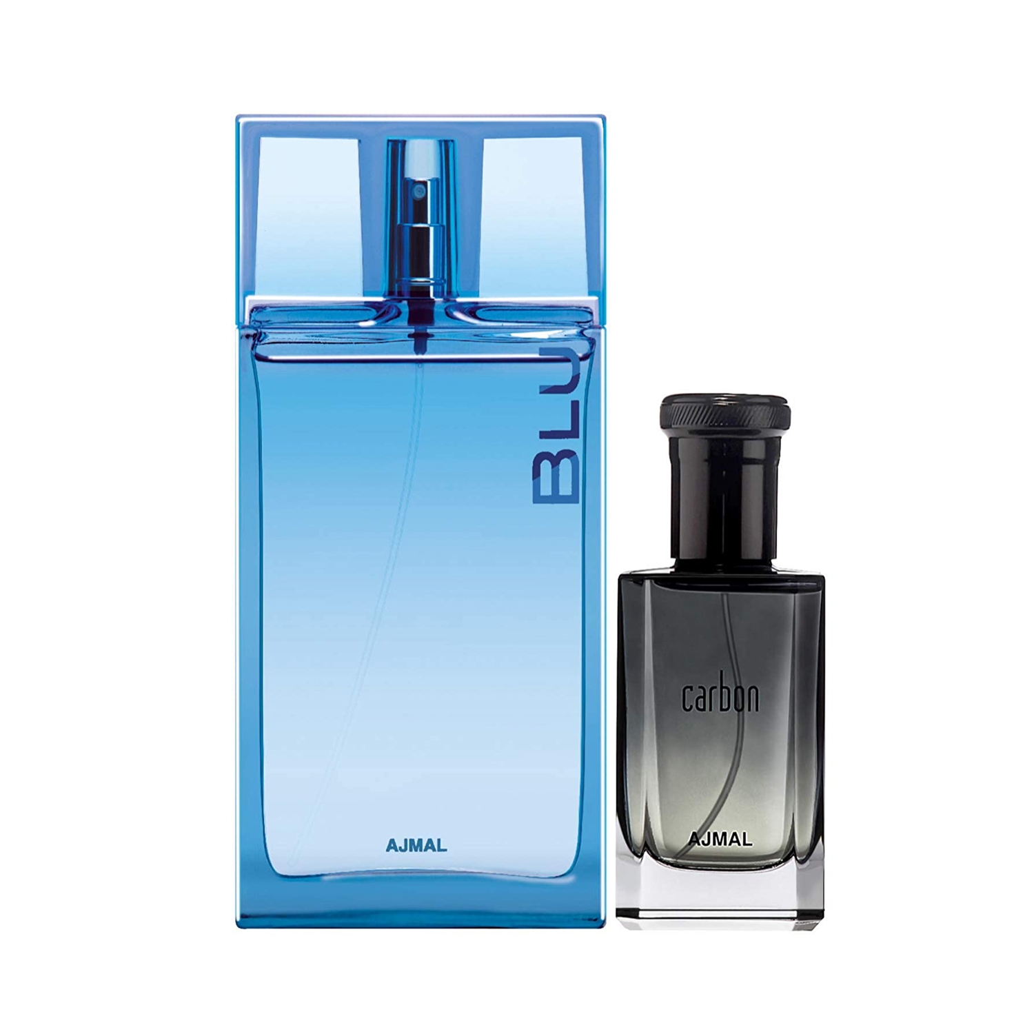 Ajmal | Ajmal Blu Eau De Parfum Aquatic Woody Perfume And Carbon Eau De Parfum Citrus Spicy Perfume - (2Pcs)