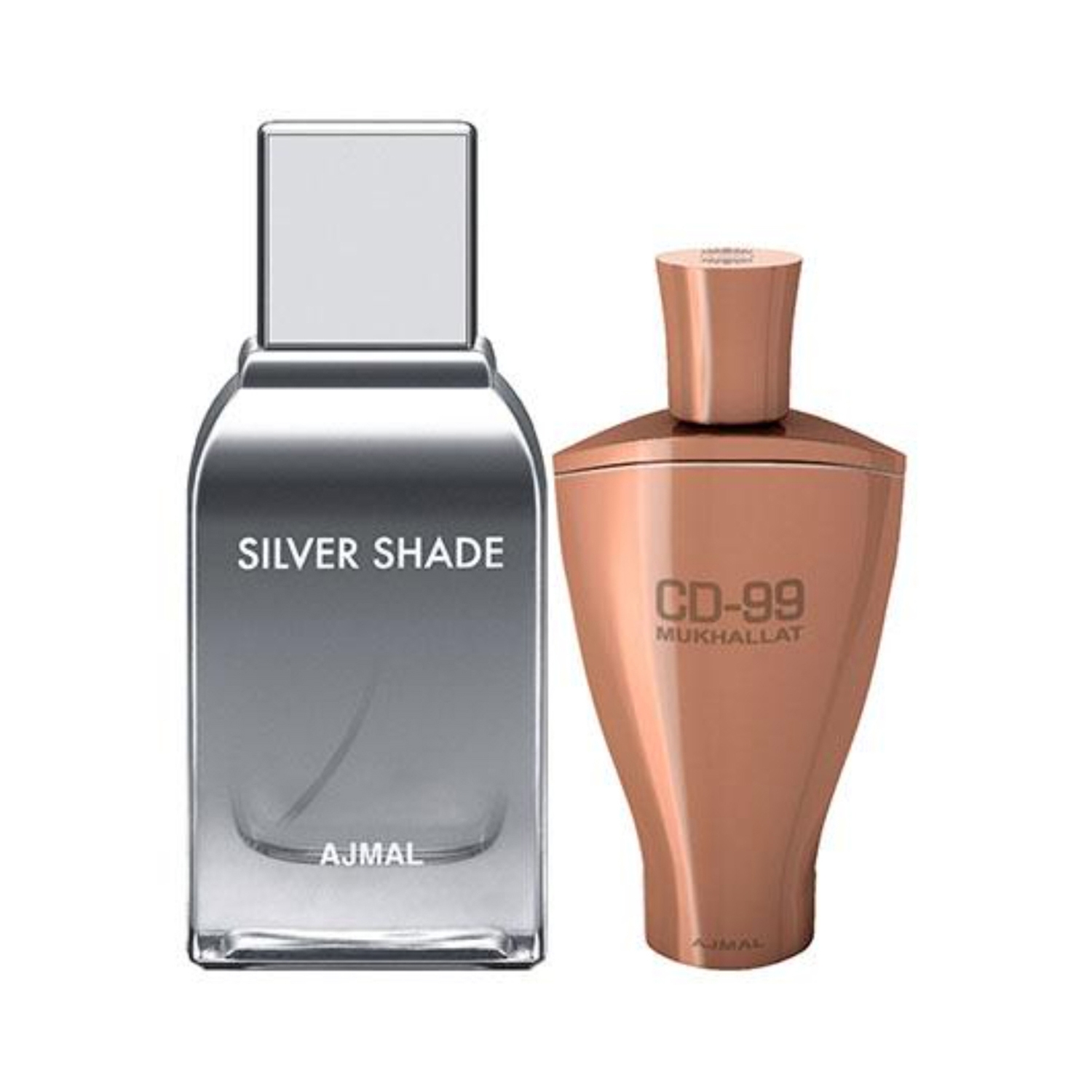 Ajmal | Ajmal Silver Shade Eau De Parfum Citrus Woody Perfume And CD 99 Mukhallat Floral Oriental - (2Pcs)