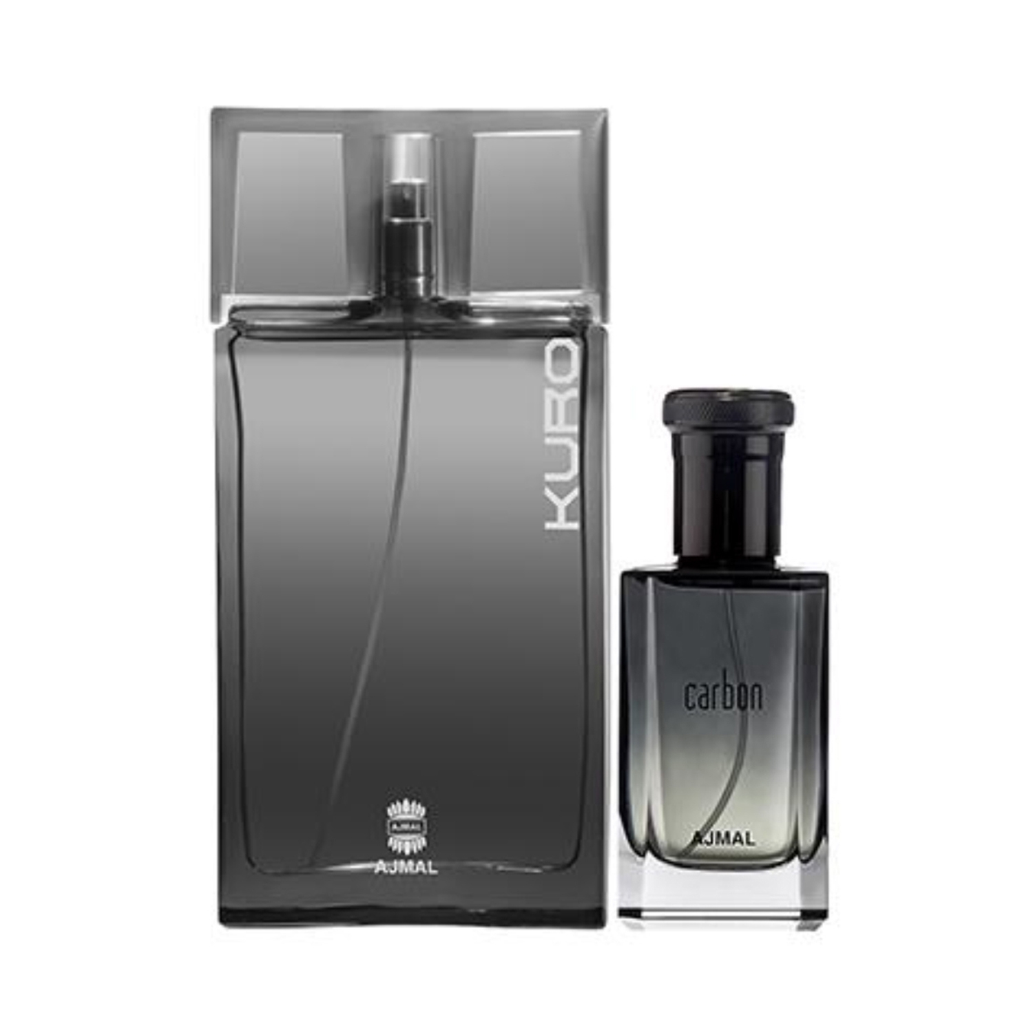 Ajmal | Ajmal Carbon Eau De Parfum Citrus Spicy Perfume And Kuro Eau De Parfum Aromatic Spicy Perfume - (2Pcs)