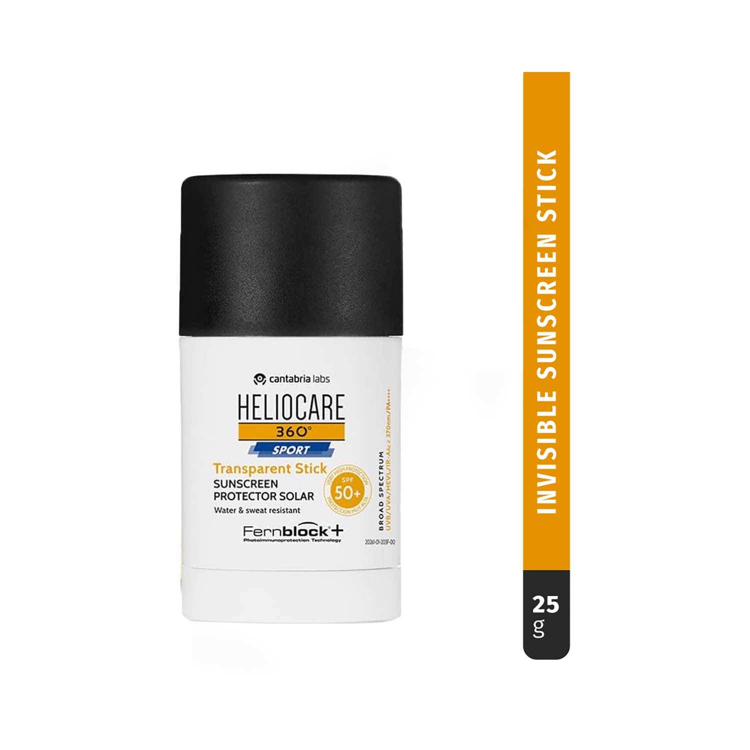 HELIOCARE | Heliocare 360 Sport Transparent Stick SPF 50+ Sunscreen (25g)