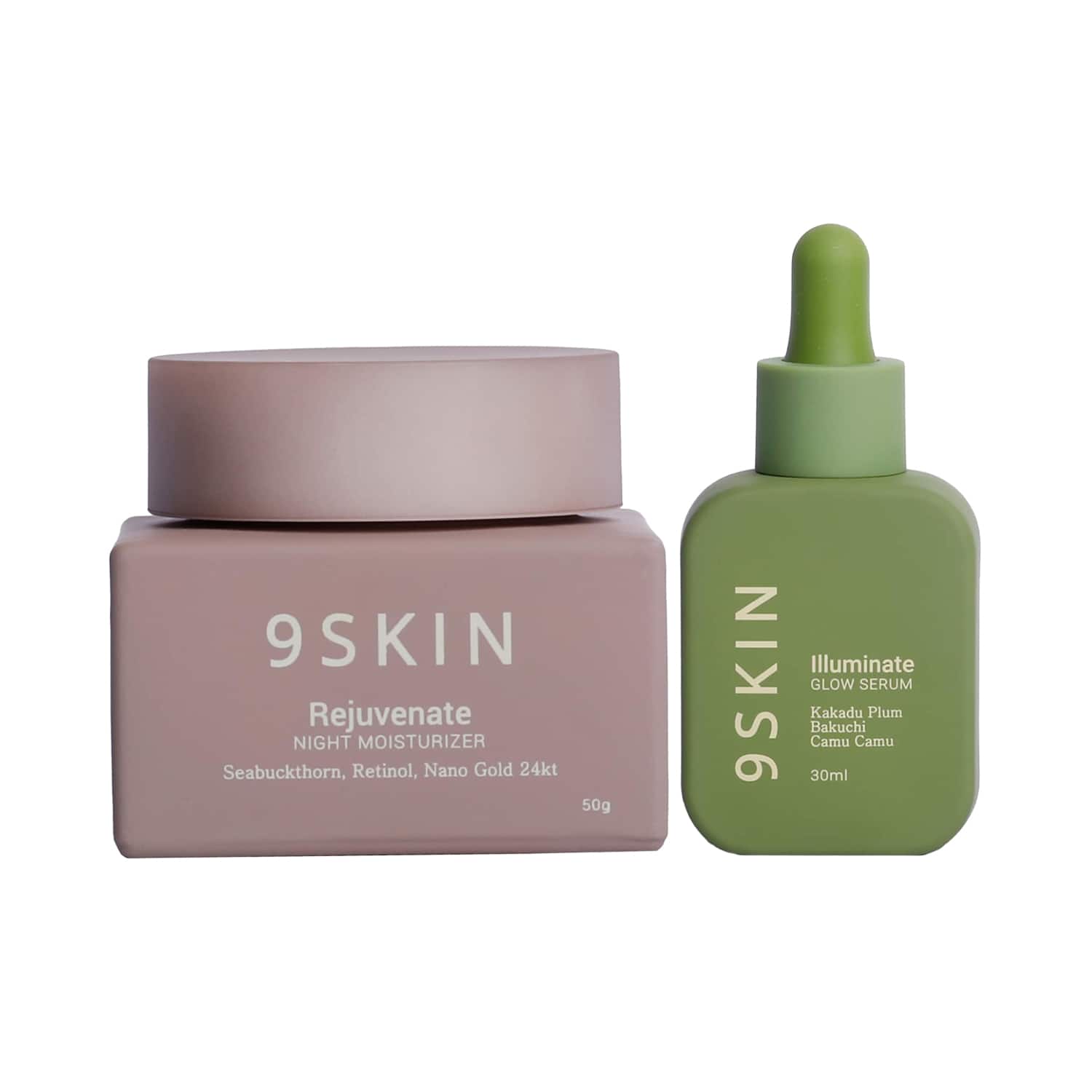 9Skin | 9Skin Rejuvenate Night Cream and Skin Glow Serum Duo