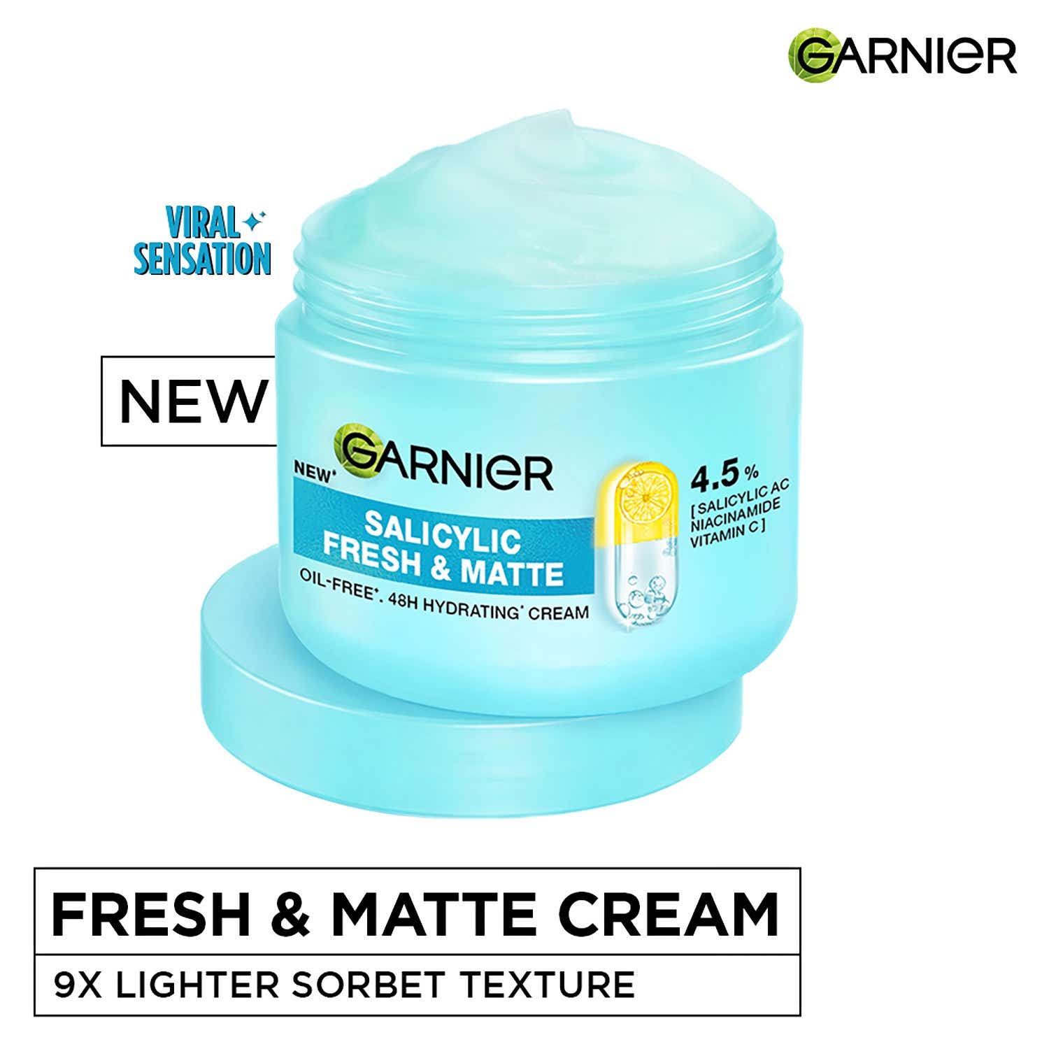 Garnier | Garnier Salicylic Fresh & Matte Moisturizer (45 ml)