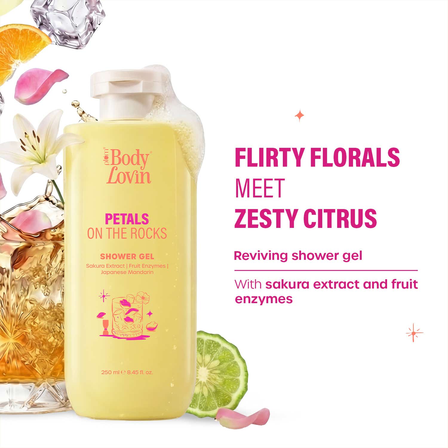 Plum | Plum BodyLovin' Petals On The Rocks Shower Gel (250 ml)