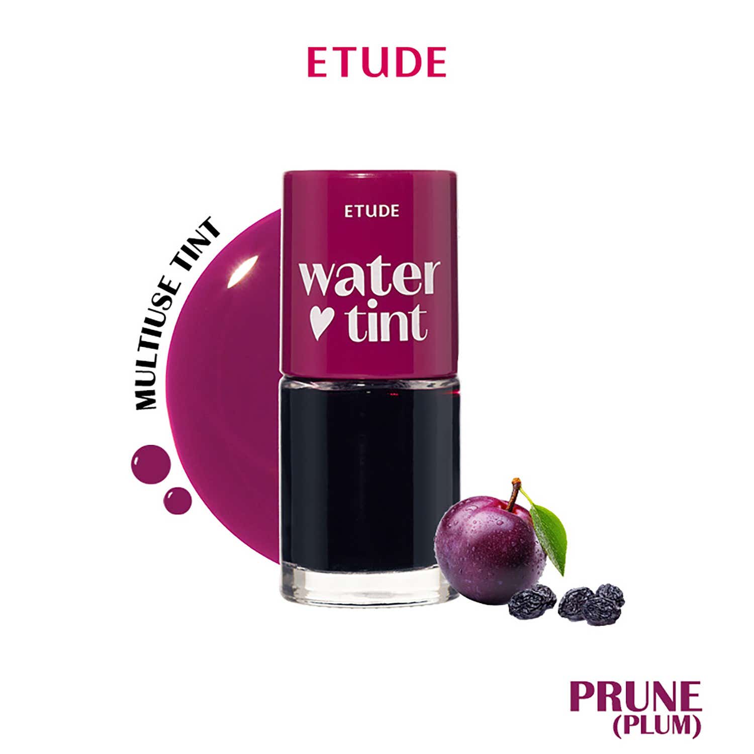 Etude | Etude Dear Darling Water Gel Lip and Cheek Tint Lipstick - 07 Prune Ade (9 g)