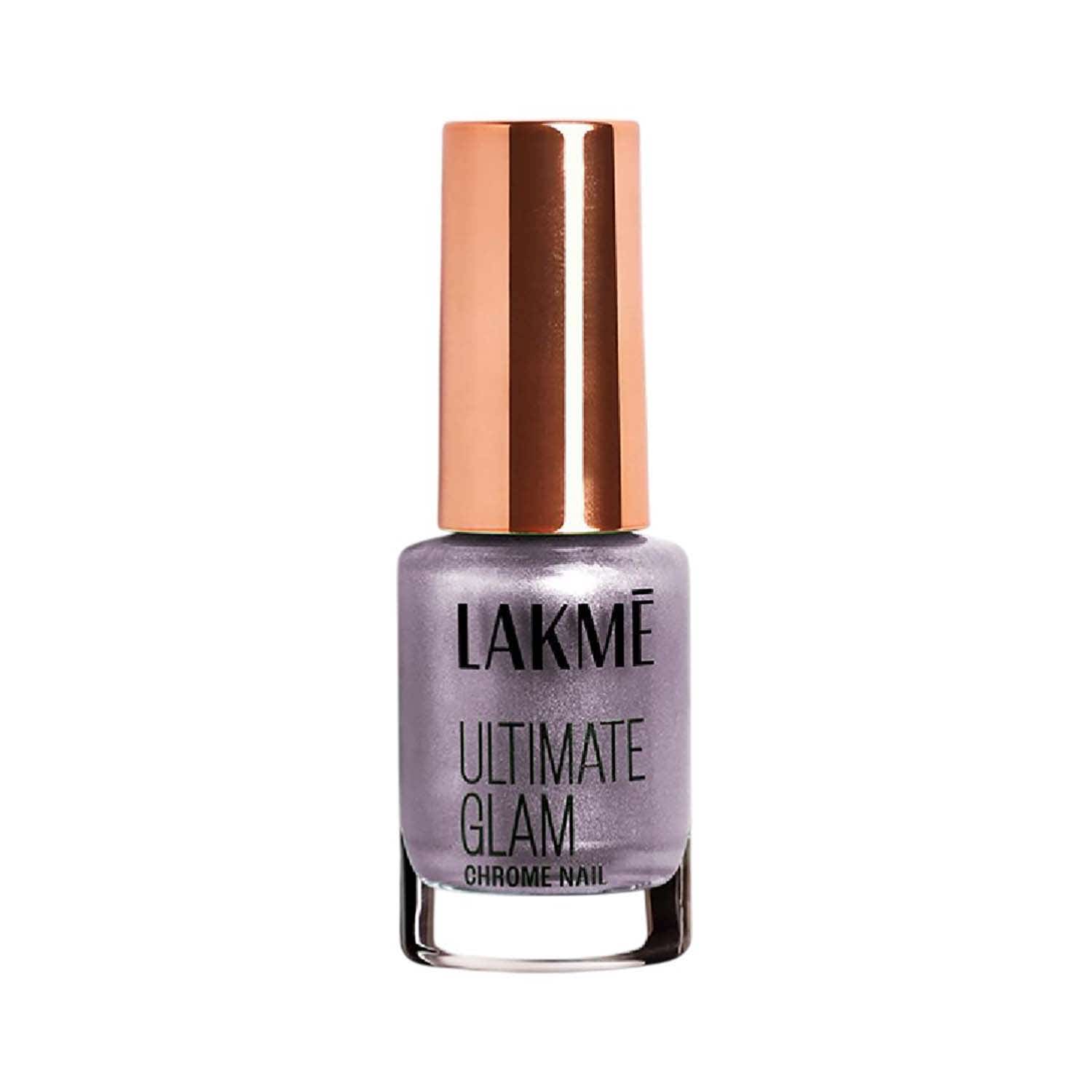 Lakme | Lakme Ultimate Glam Chrome Nail Paint - Lilac (6 ml)