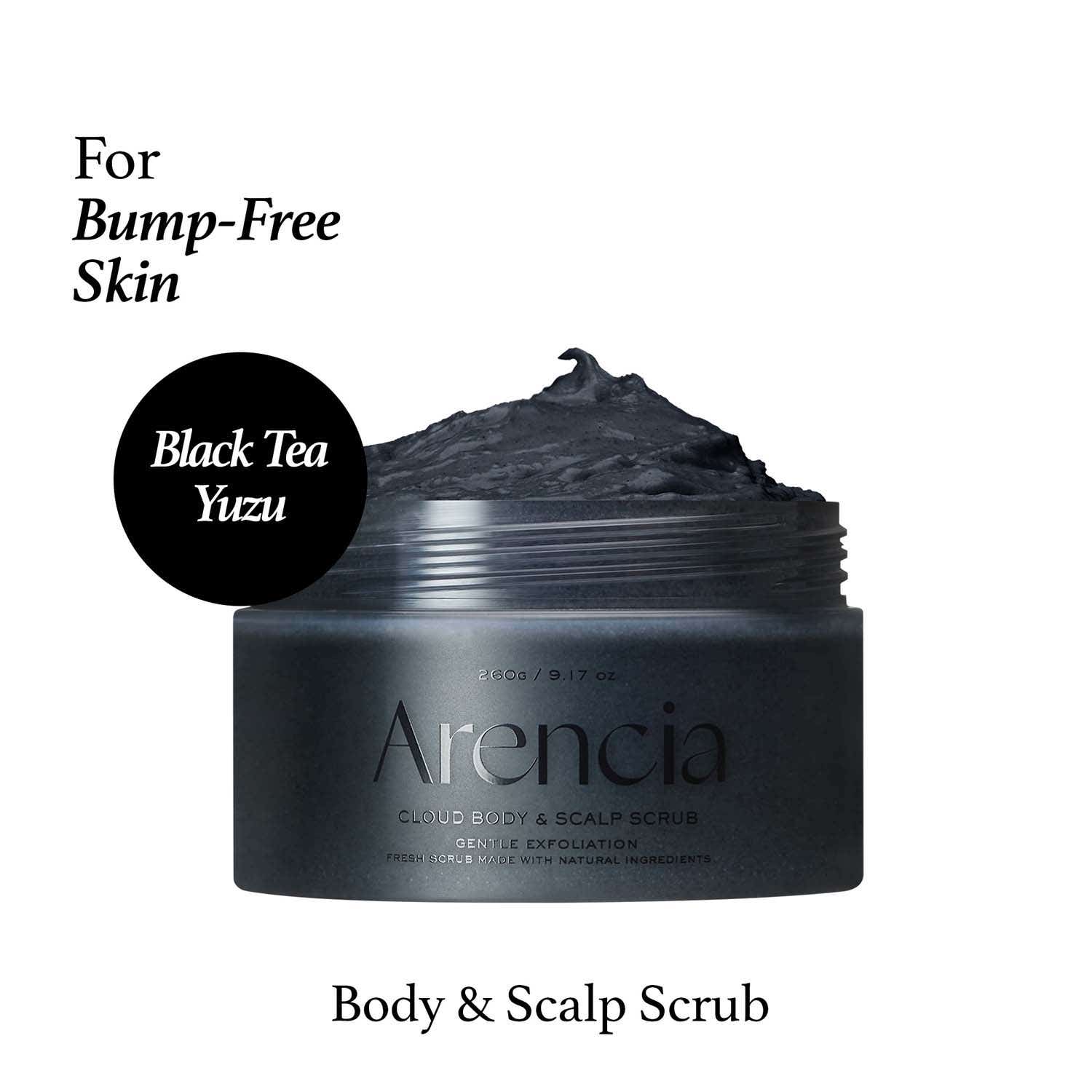 Arencia | Arencia Fresh Cloud Body & Scalp Scrub Black Tea & Yuzu (260 g)