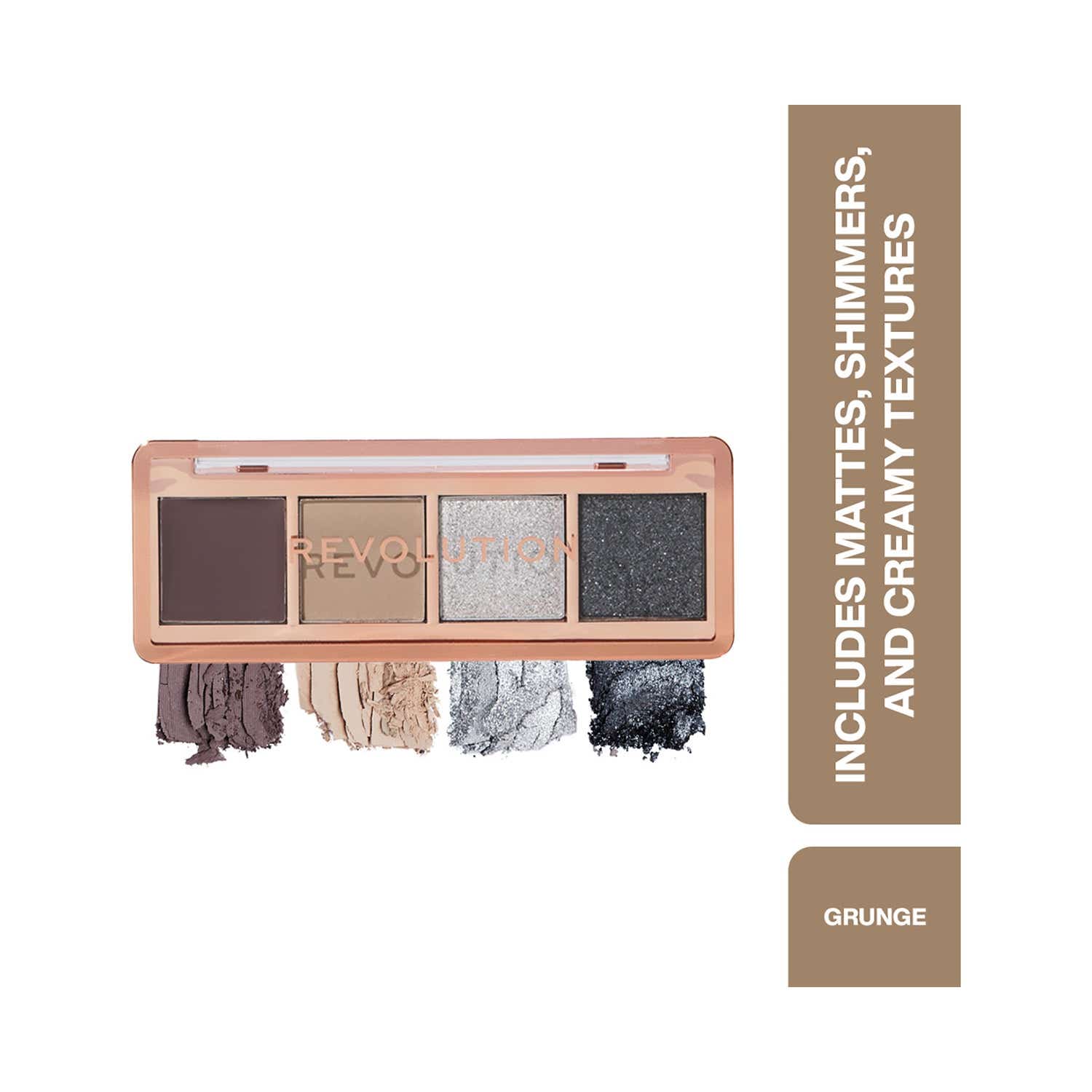 Makeup Revolution | Makeup Revolution The Icon Eyeshadow Palette Mini - The Smokey Icon Edit (2.8 g)