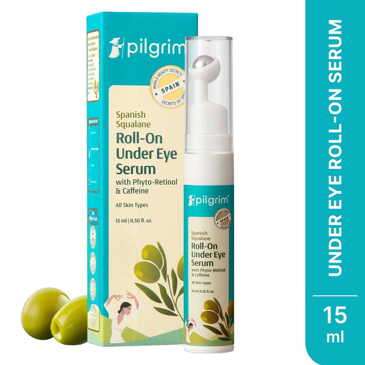 Pilgrim | Pilgrim Squalane Roll On Under Eye Serum (15ml)