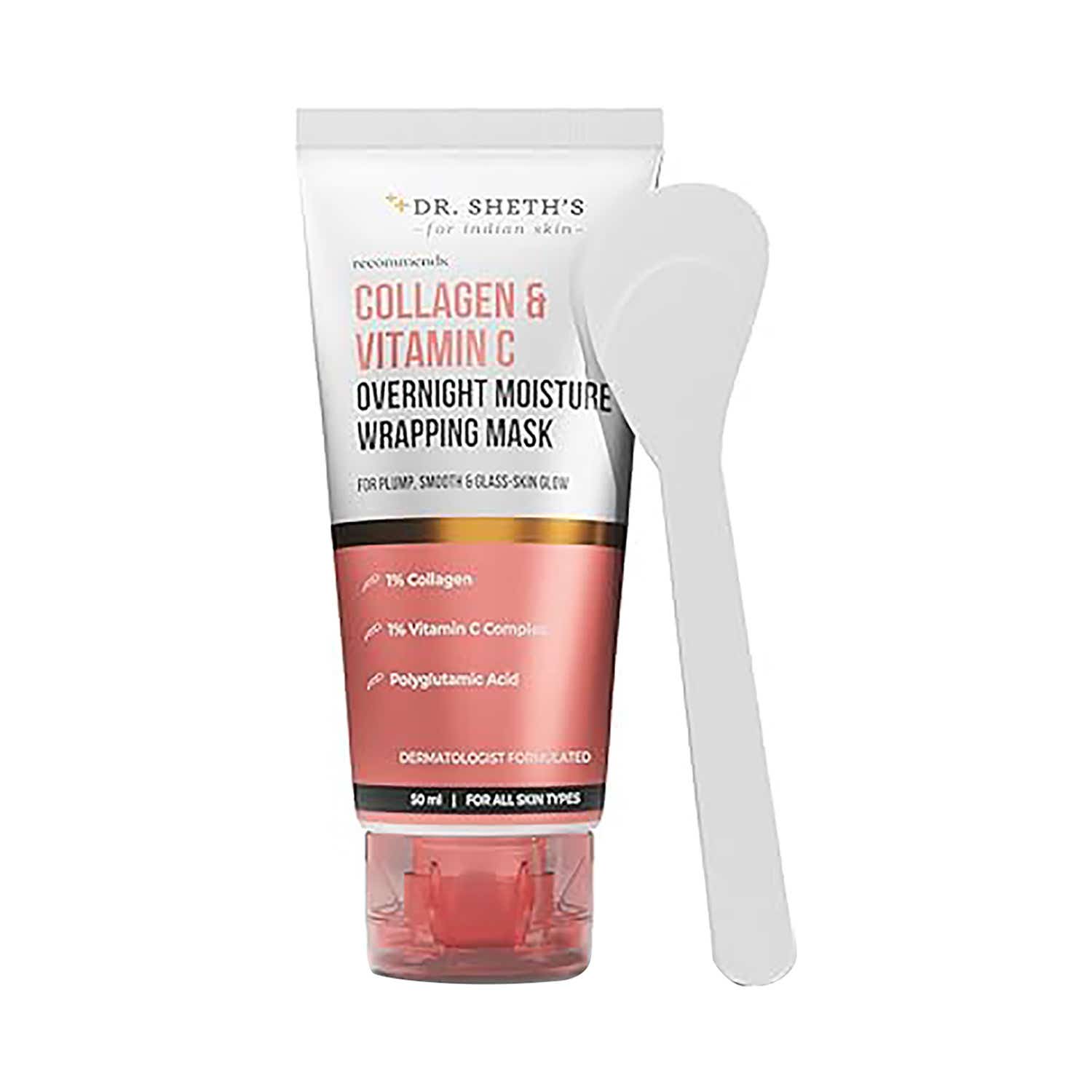 Dr. Sheth's | Dr. Sheth’s Collagen & Vitamin C Overnight Moisture Wrapping Mask (50 ml)