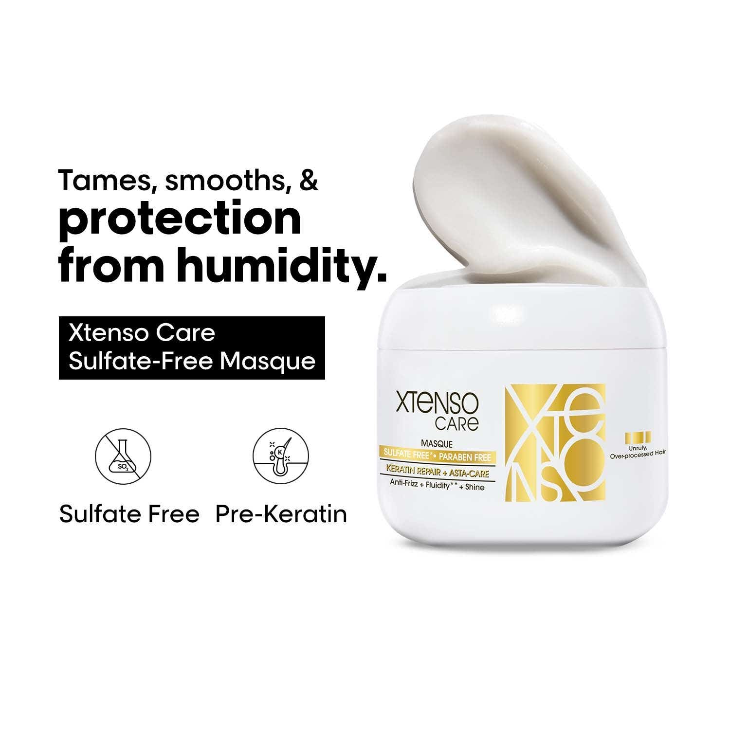 L'OREAL PROFESSIONNEL Xtenso Care Sulfate-Free Masque For Frizz-Free & Shiny Hair (196 g)