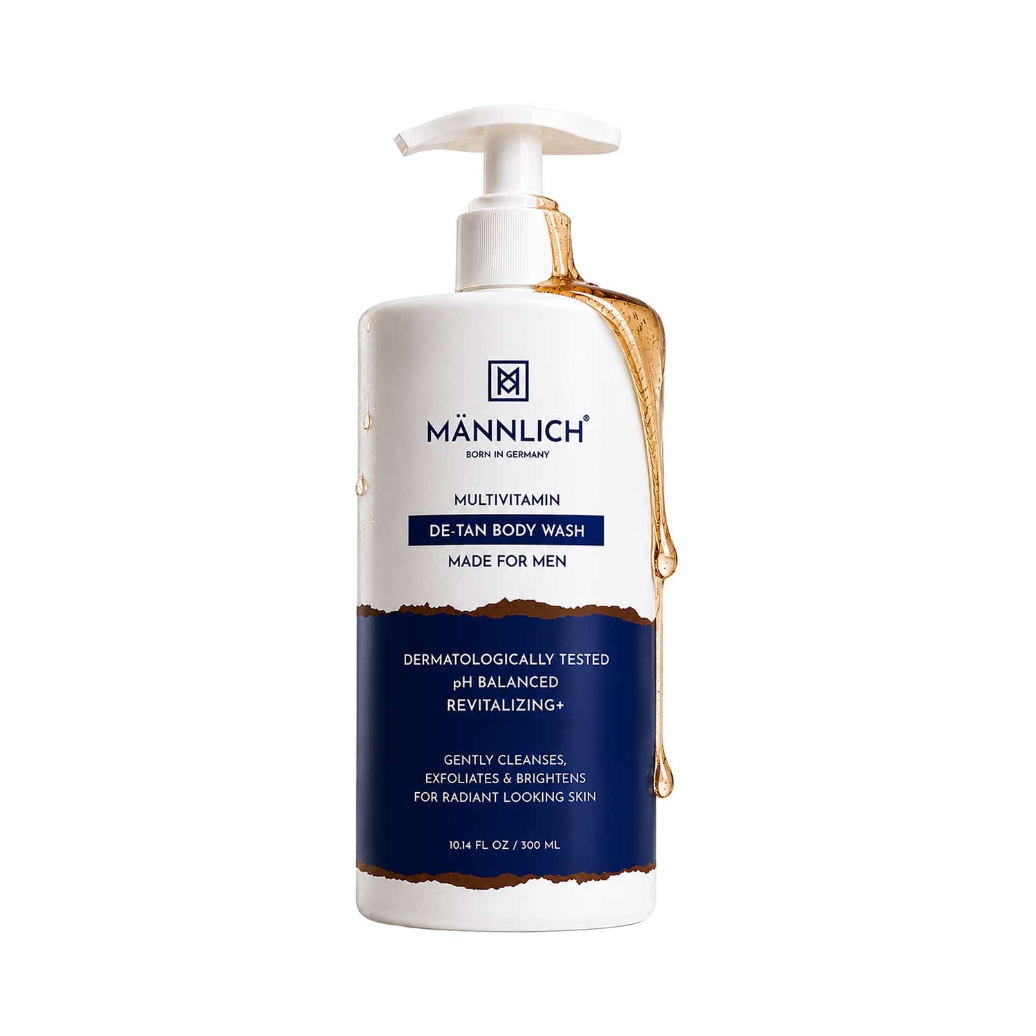 Mannlich | Mannlich Multivitamin 2% Kojic Acid Body Wash for Tan Removal & Brightening (300 ml)