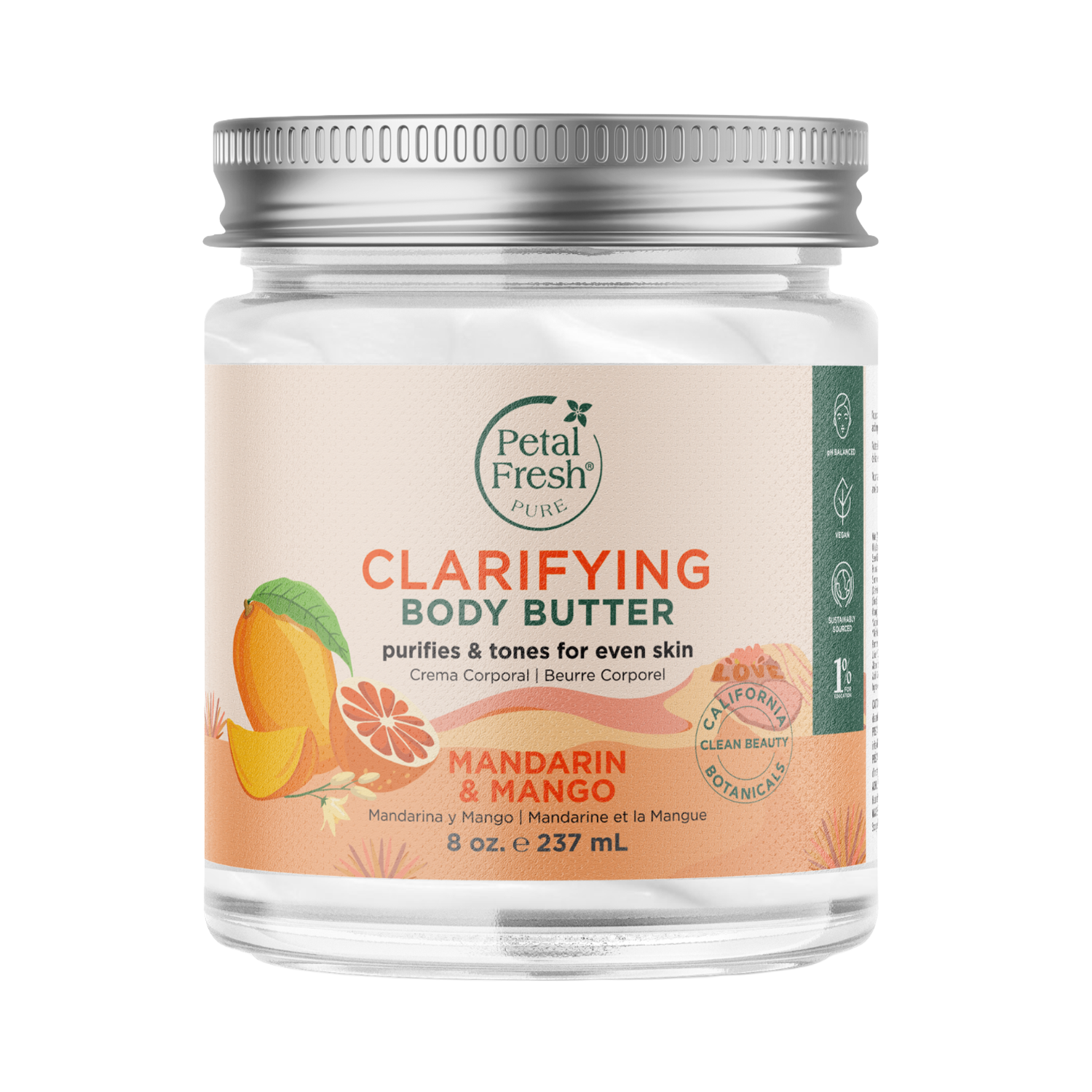 Petal Fresh | Petal Fresh Clarifying Mandarin & Mango Body Butter (237ml)