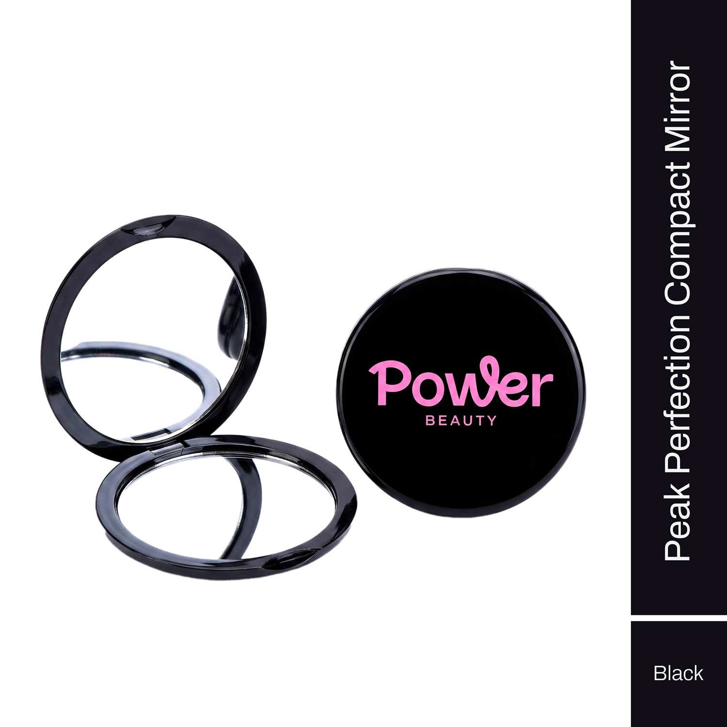 Power Beauty | Power Beauty Peak Perfection Compact Mirror - Black (1 pc)
