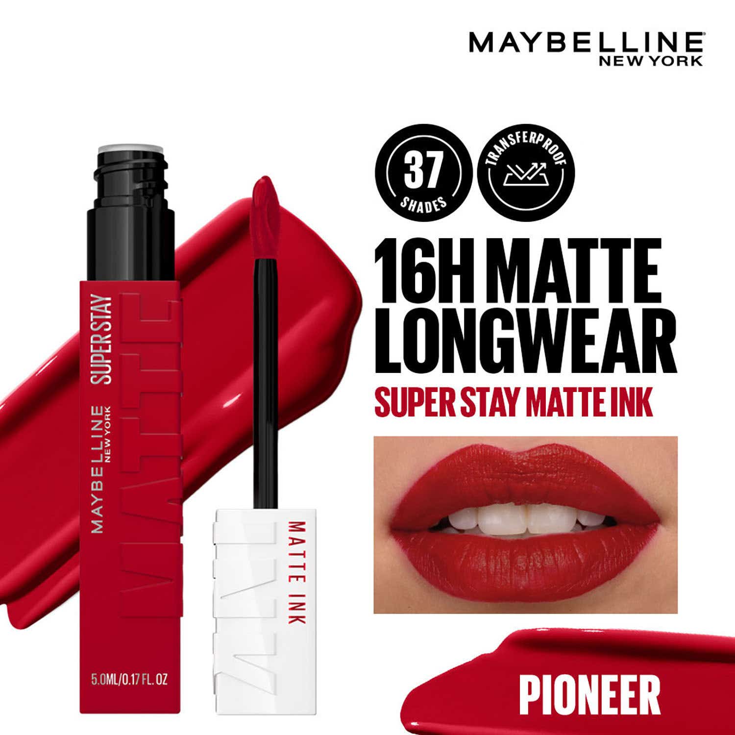 Maybelline New York | Maybelline New York Super Stay Matte Ink Liquid Lipstick - 20 Pioneer (5 ml)