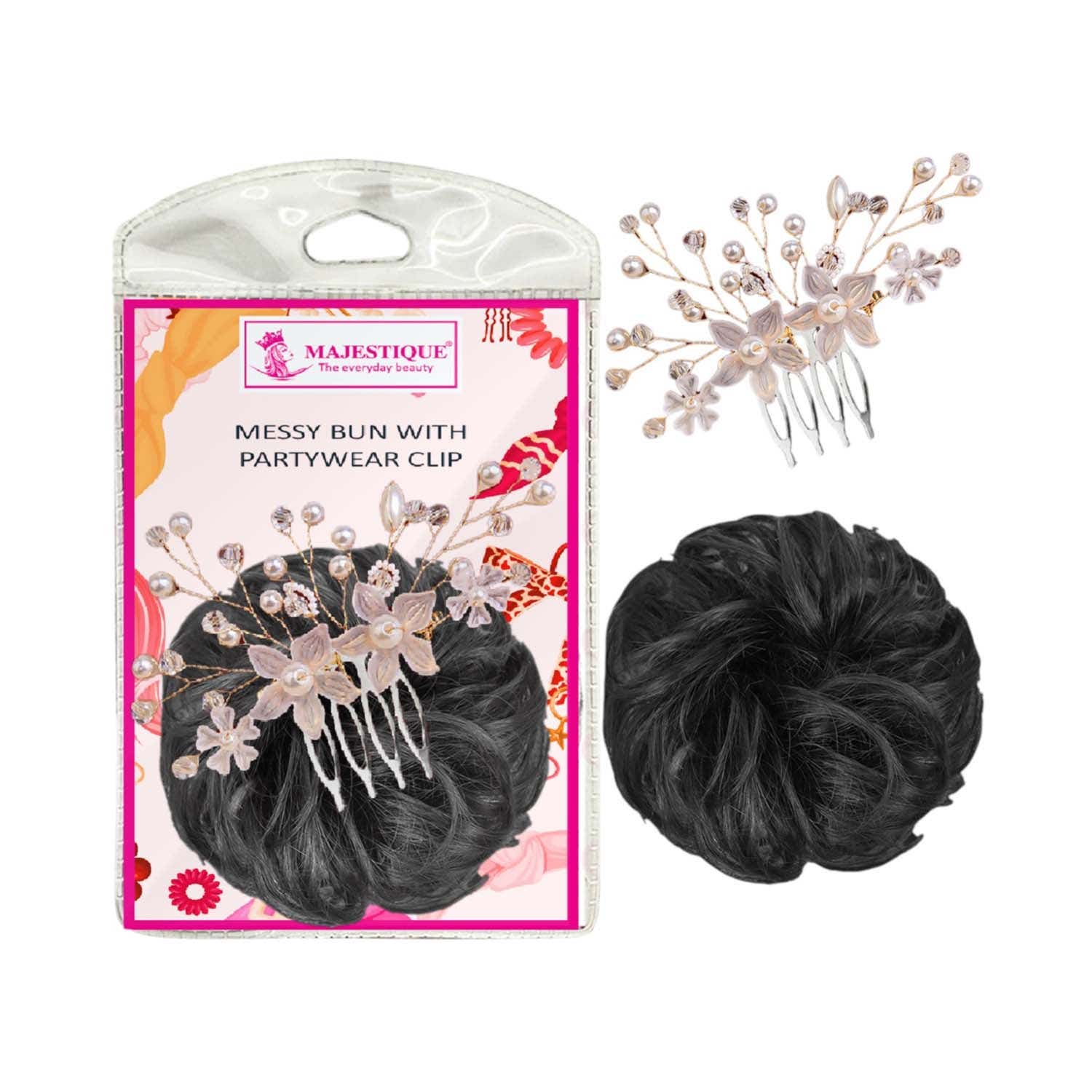 Majestique | Majestique Partywear Comb Clip and Messy Bun Scrunchies (2 pcs)