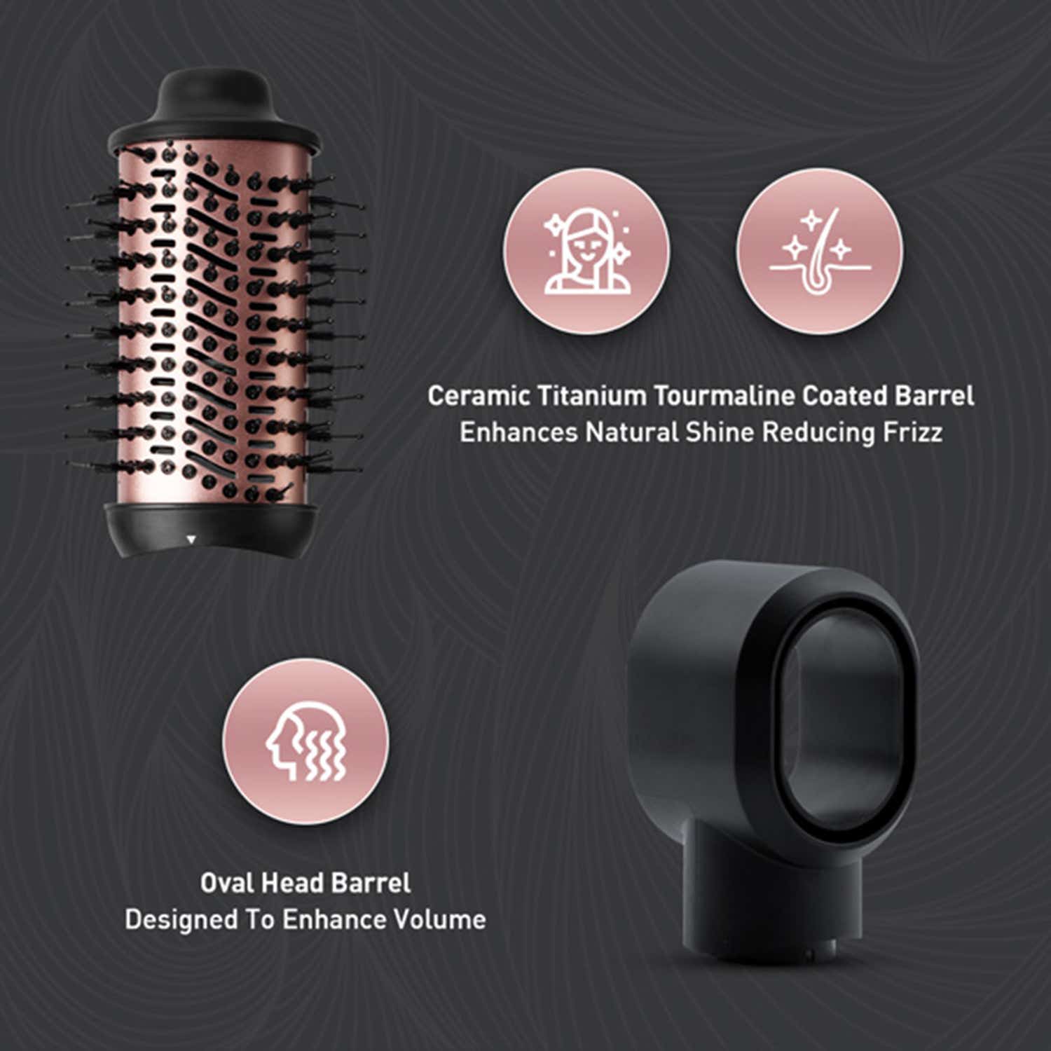 Ikonic Me 3 in 1 Express Styler - Black & Rosegold 1 Pieces - Image 4