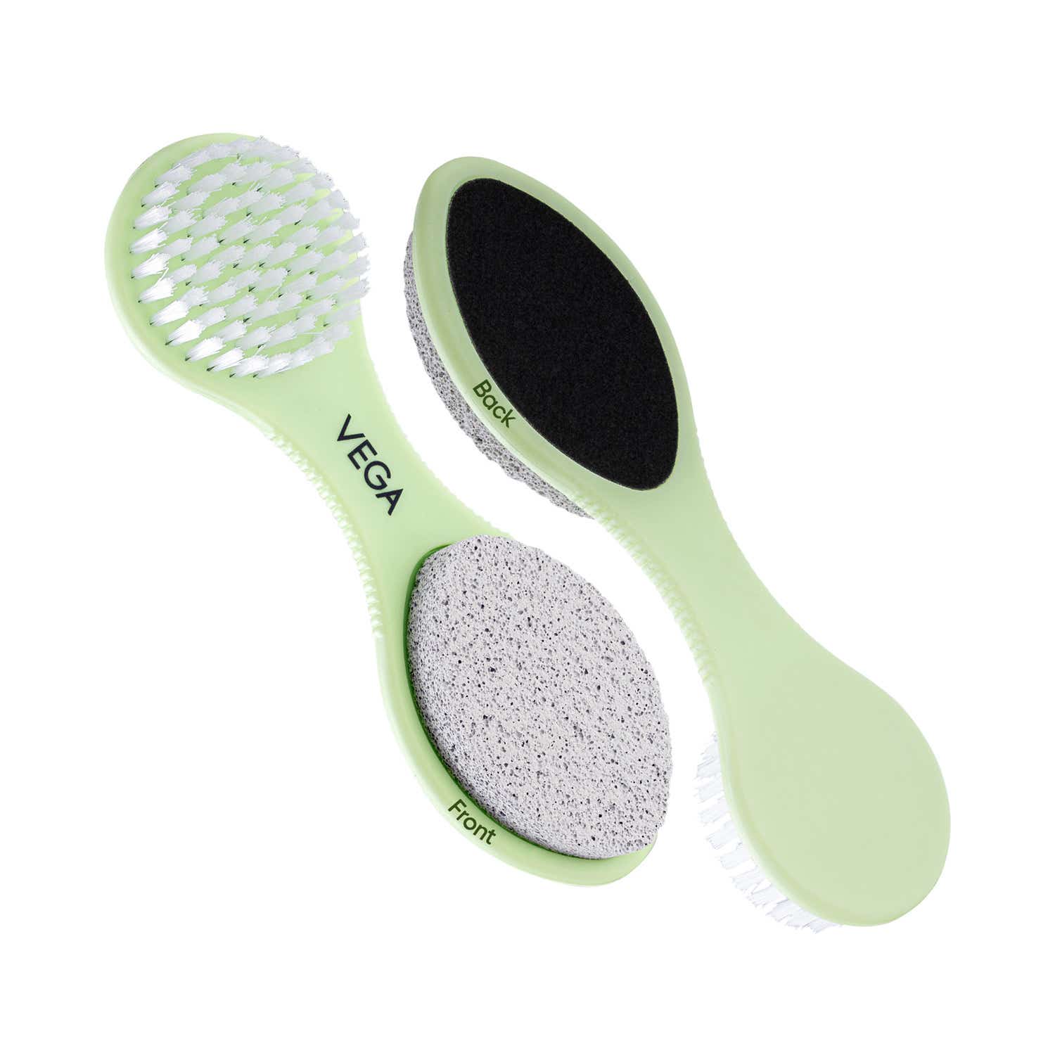 Vega | VEGA 3 in 1 Pedicure Tool- Foot Scrubber Pumice Stone and Black Emery for Home Foot Care (PD-20)